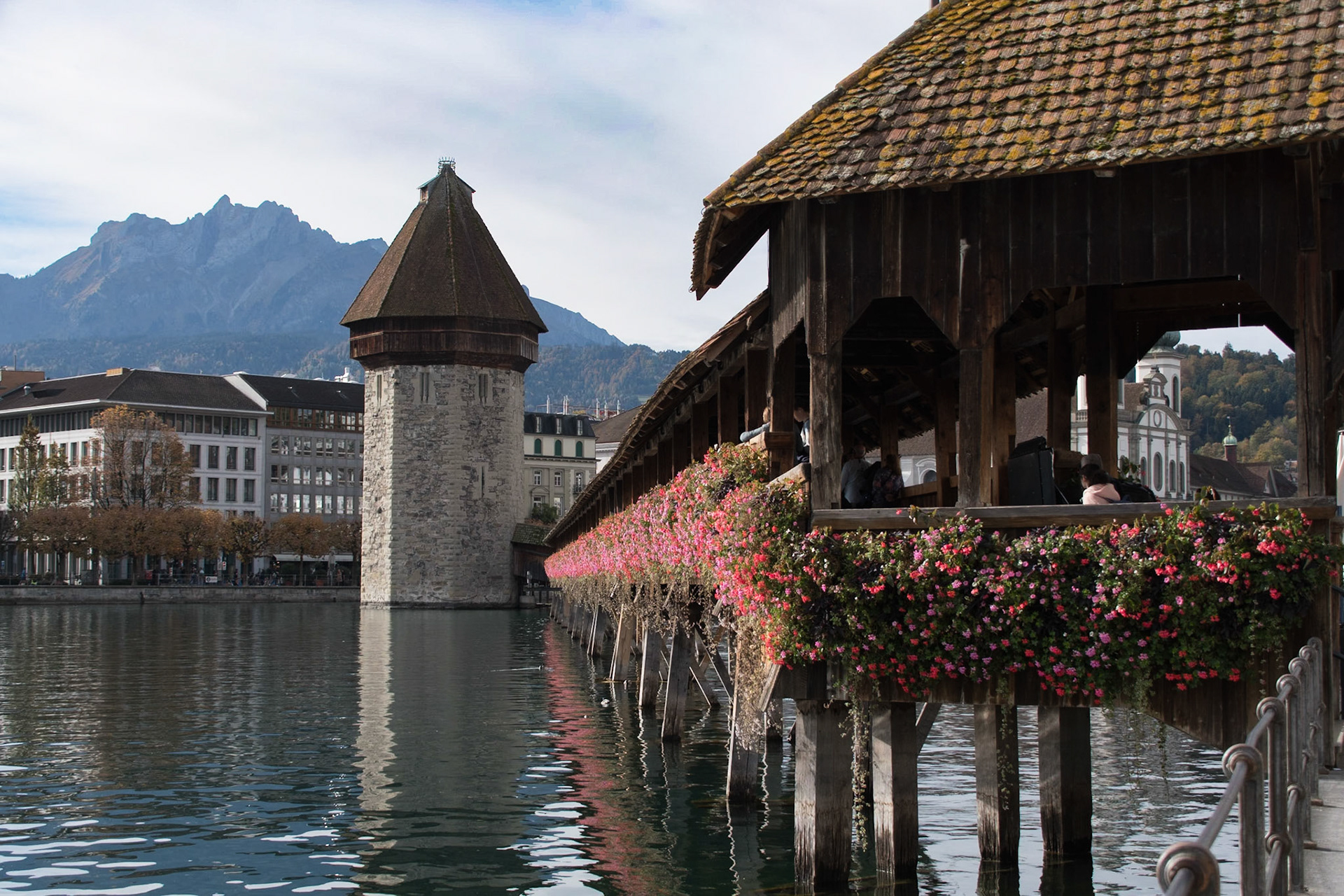 Walking around Luzerne.