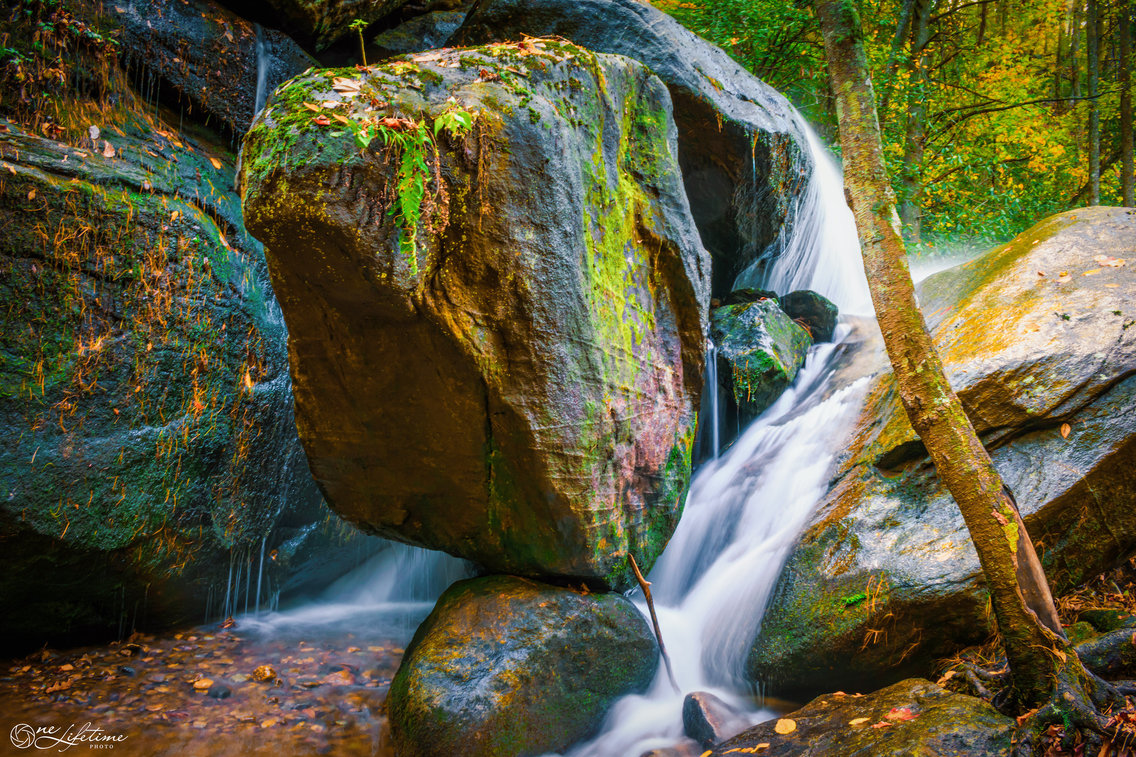 Floating Rock - High Shoal Falls