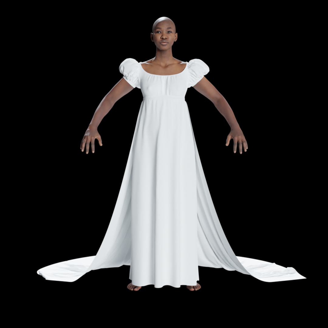 No Rig - Skin & Lighting Test (Front)