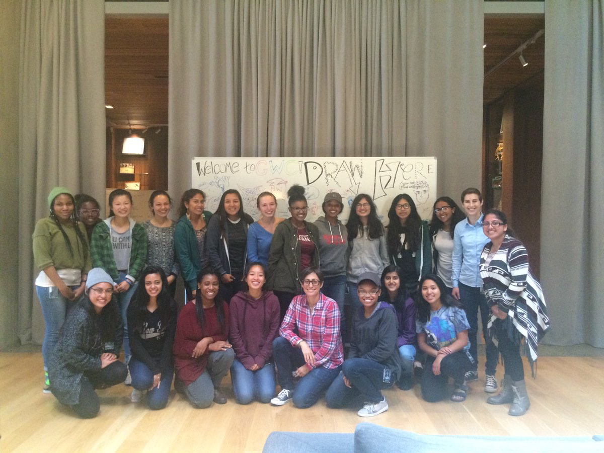 Team Photo with Danielle Feinberg