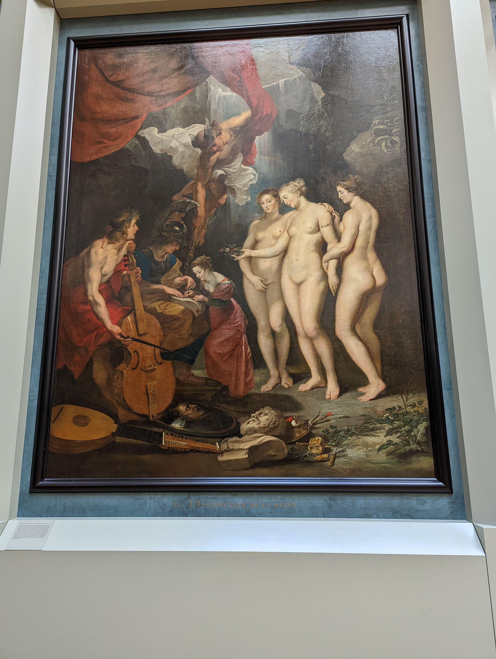 The Education of Marie de Medici by Peter Paul Rubens (Louvre - Paris)