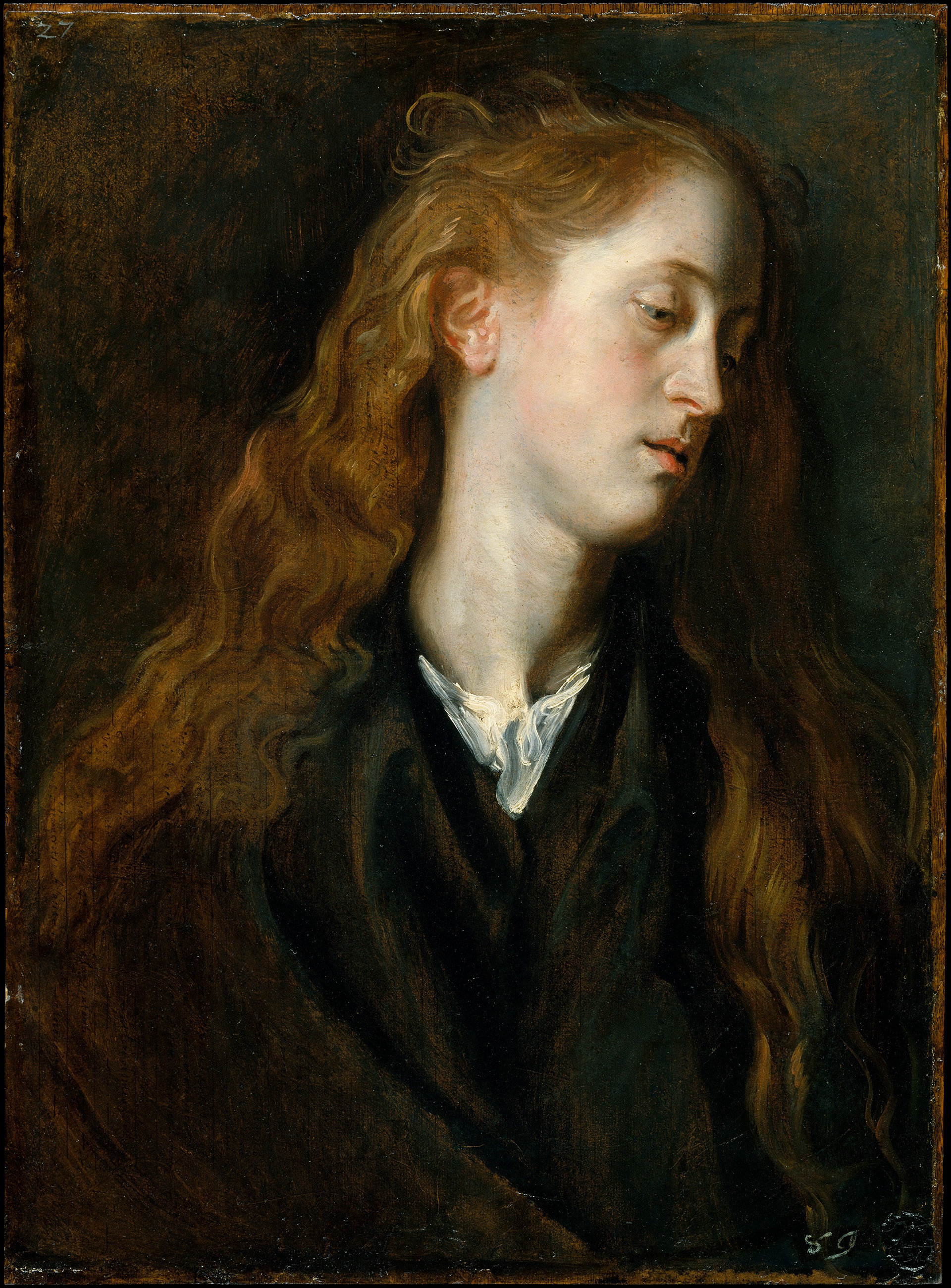 Inspiration - Study Head of a Young Woman  - Anthony van Dyck