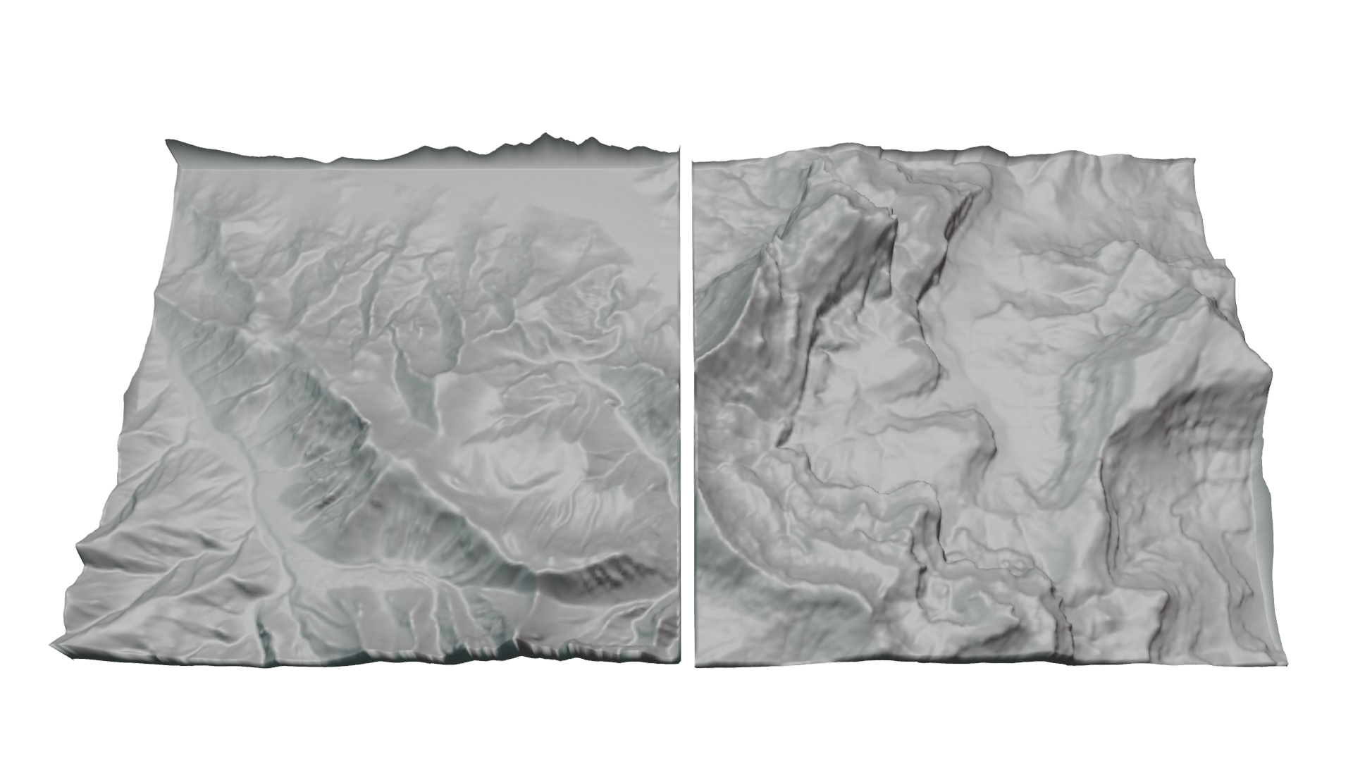 Heightfields 3D Renders 2