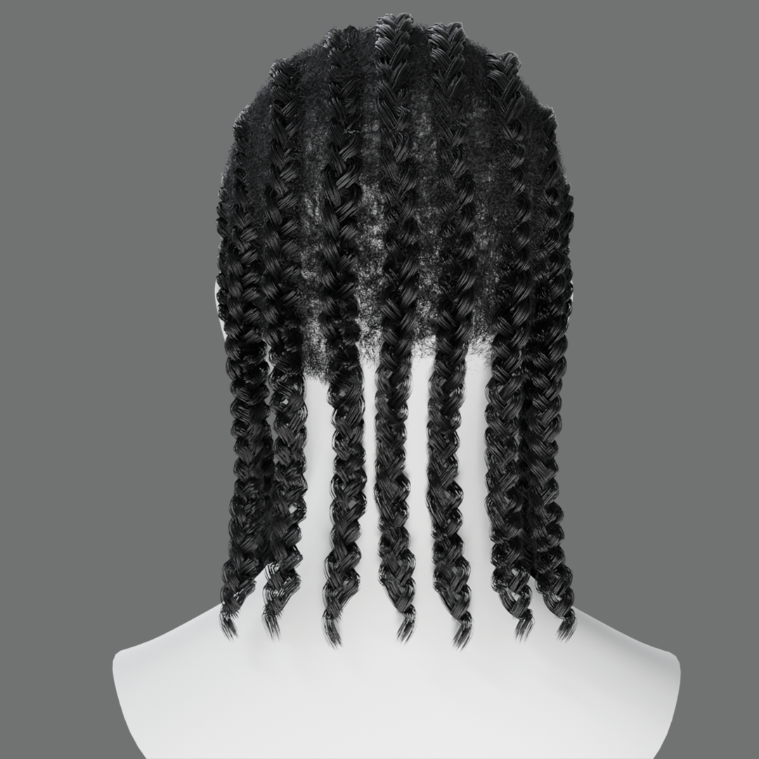 Cornrow Lighting Pass (Grey BG)