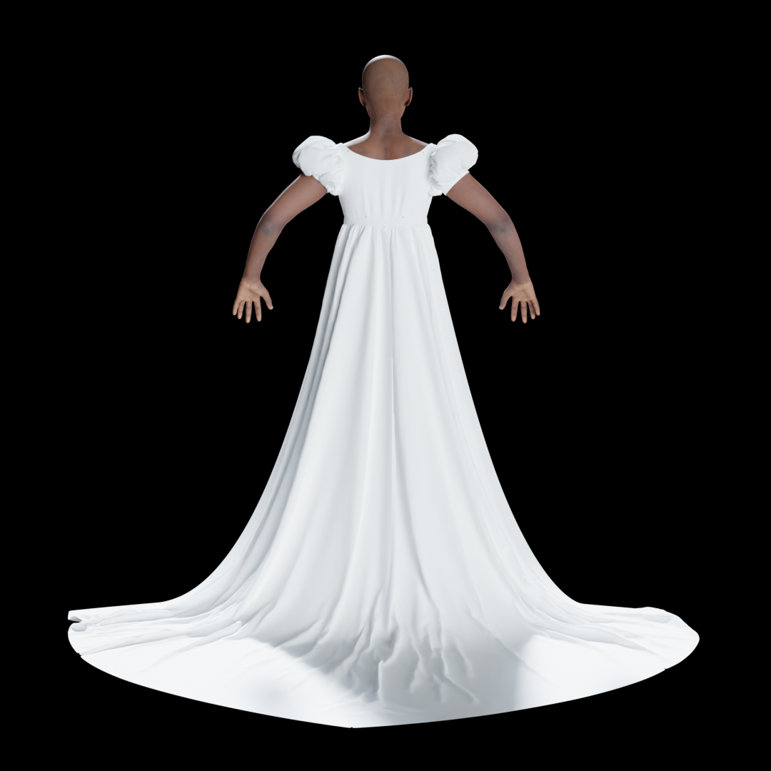 No Rig - Skin & Lighting Test (Back)