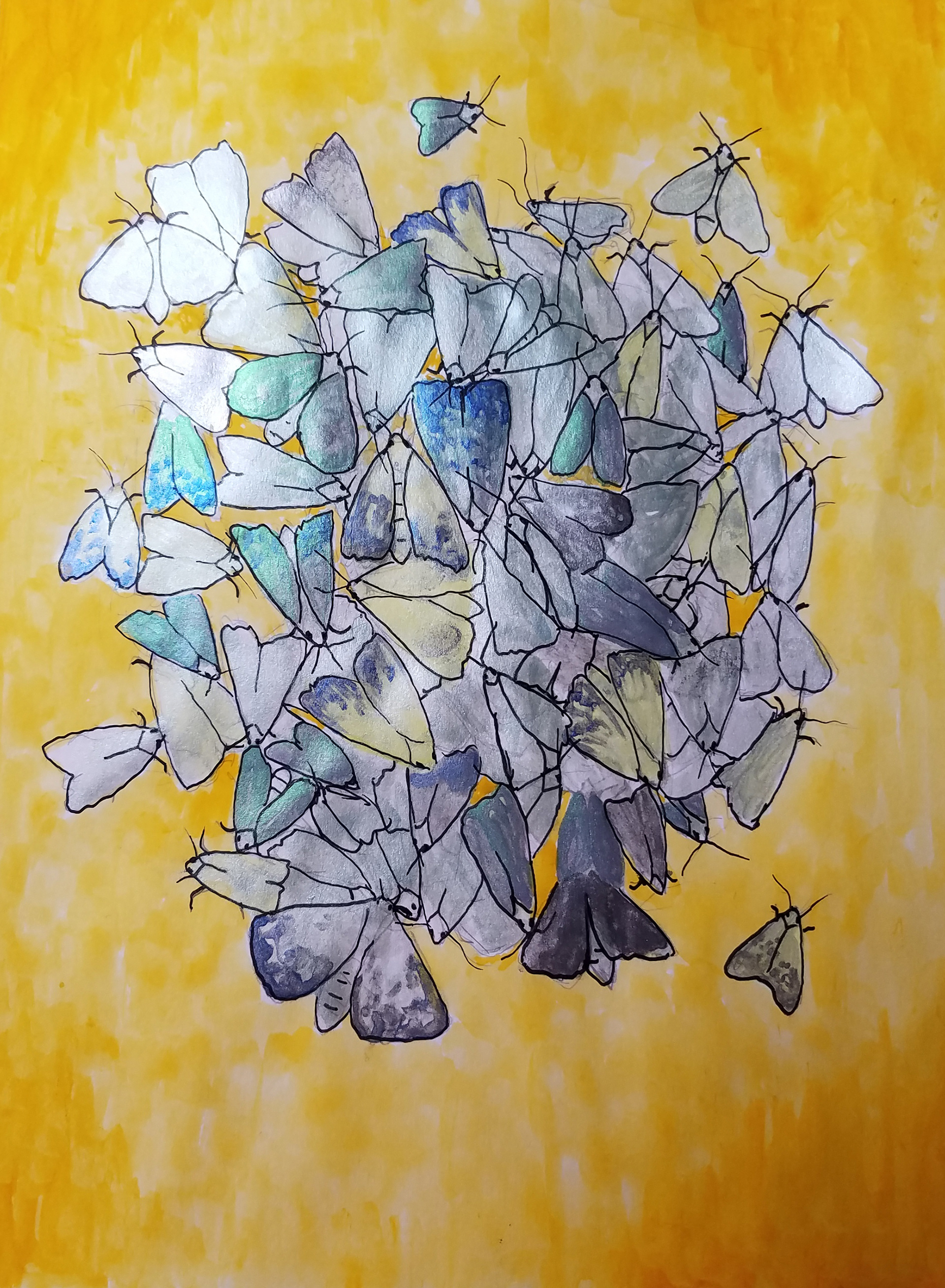 "Moths 1" Sold