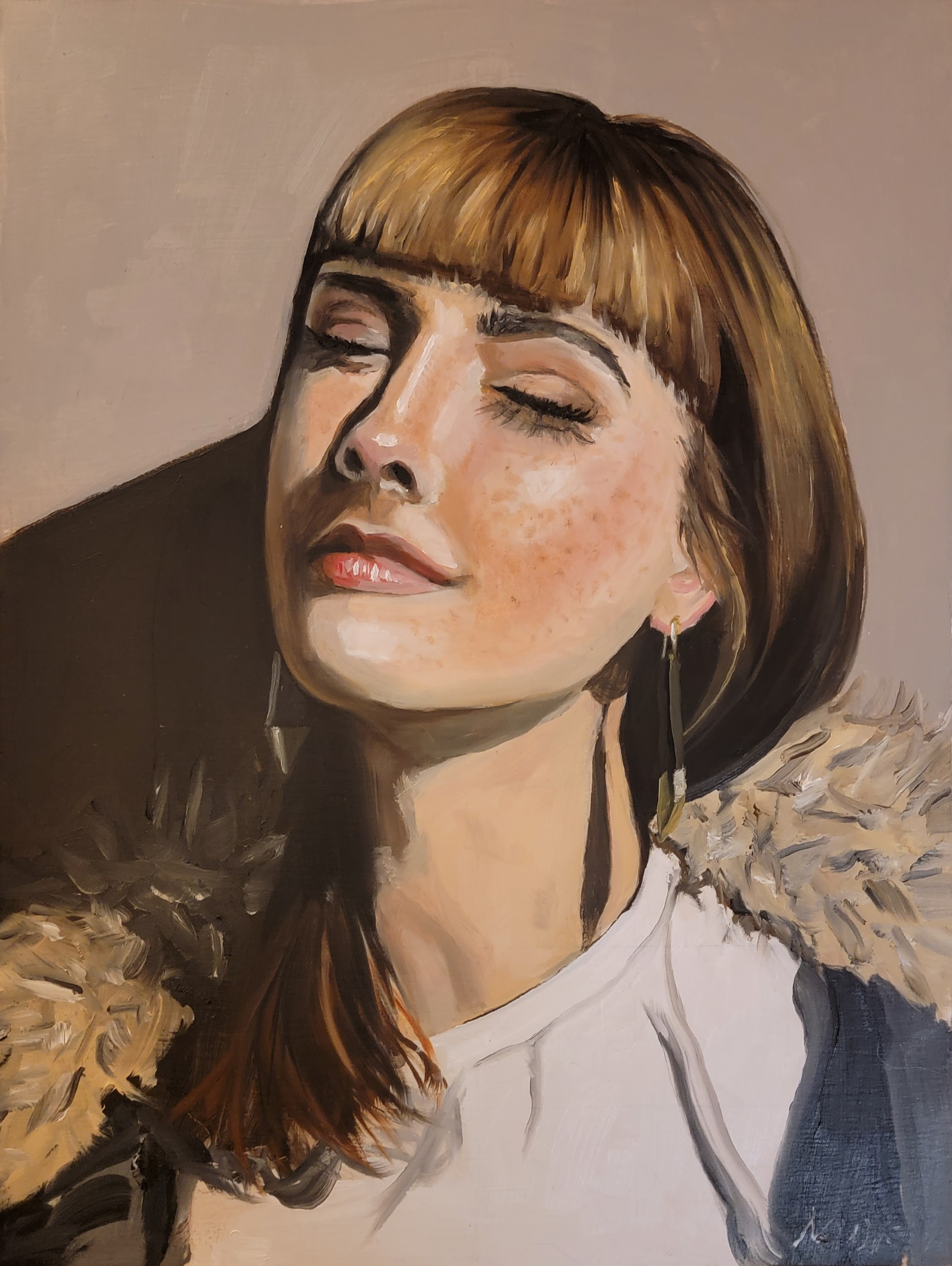 "Just a Moment" Oil On Canvas SOLD