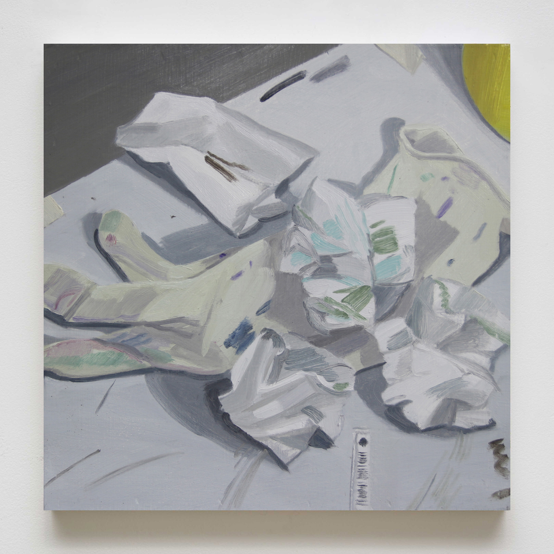 꼬리 무는 그림(작품2), 2020, oil on panel, 32x32cm
