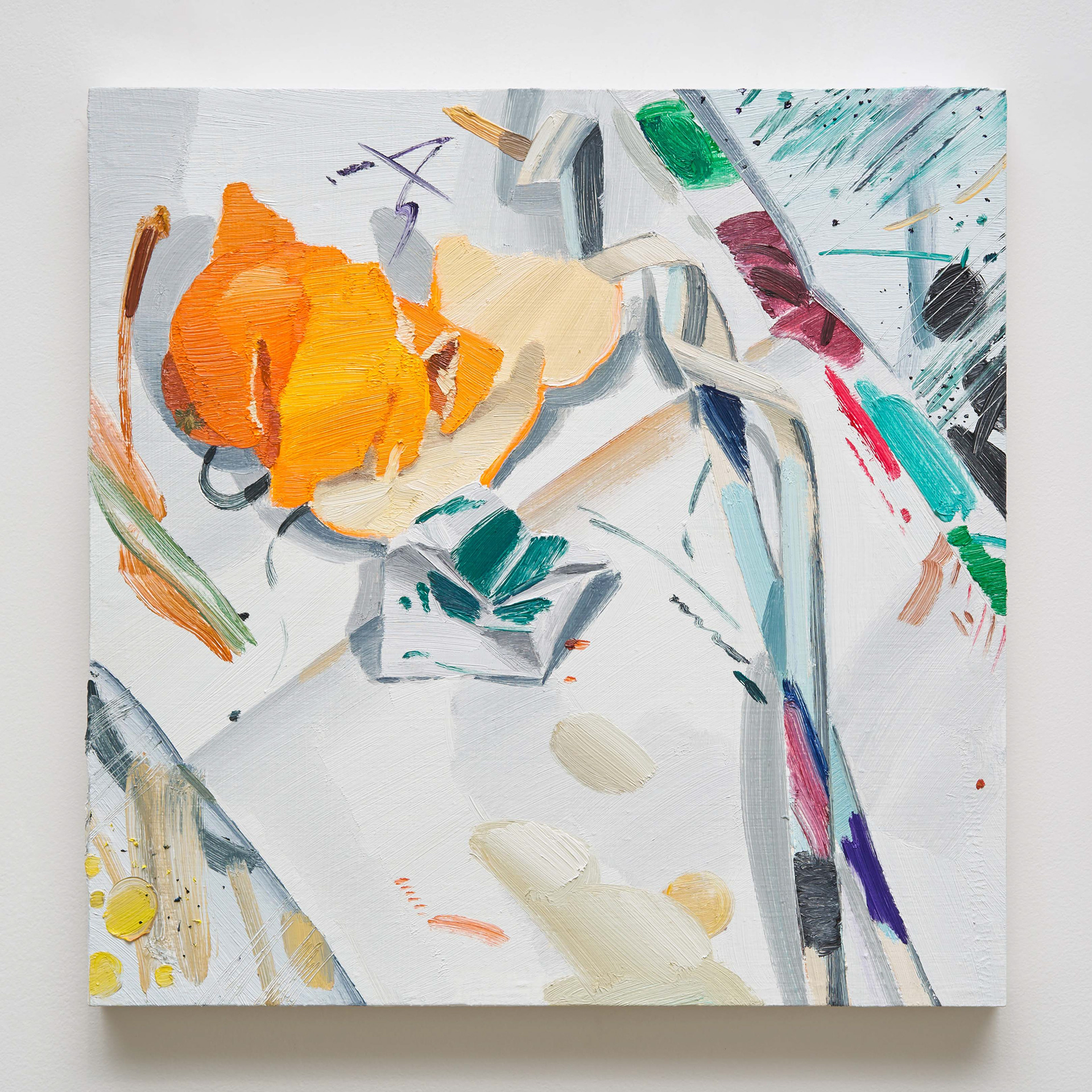 꼬리 무는 그림(작품49), 2020, oil on panel, 32x32cm