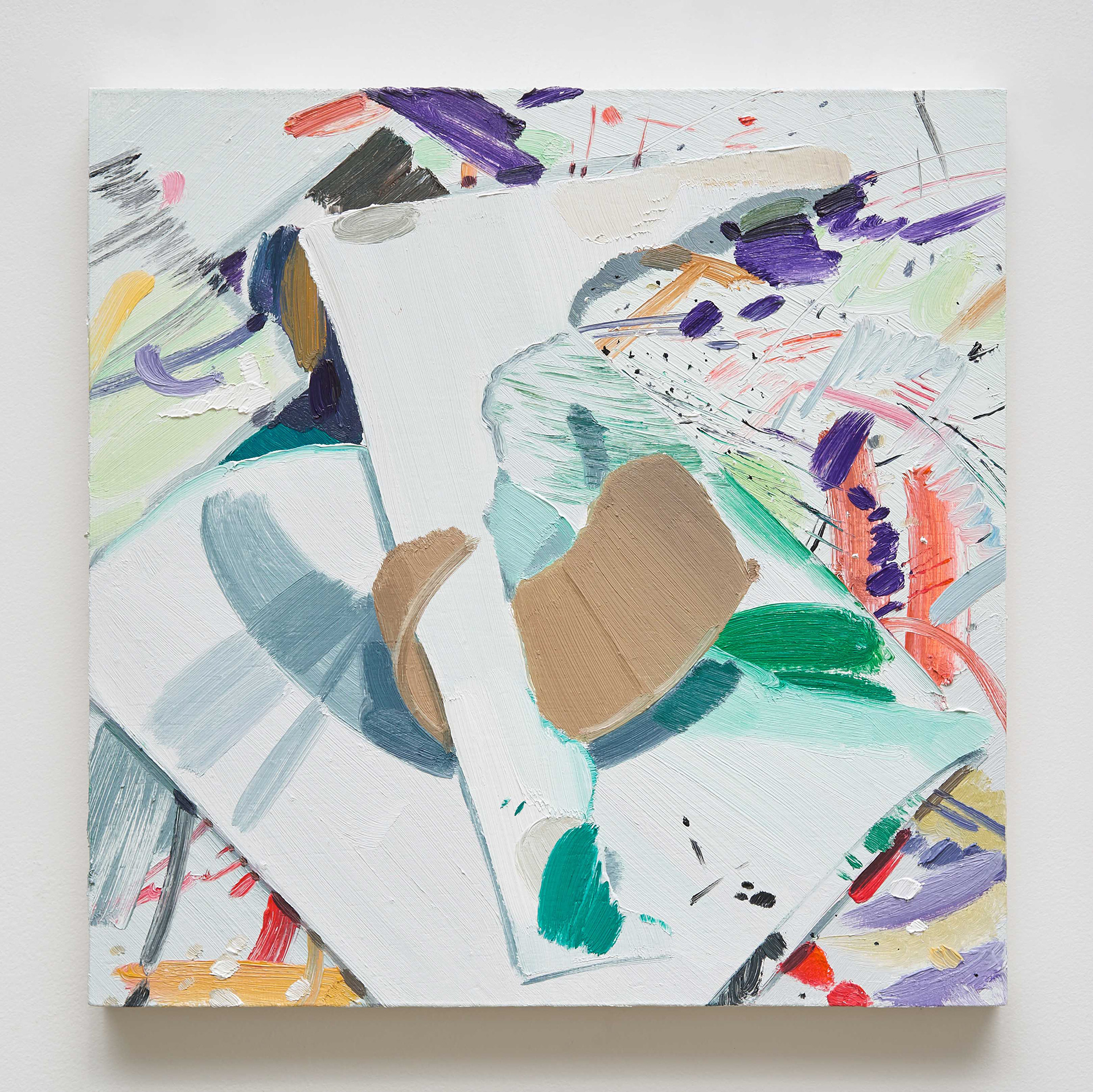 꼬리 무는 그림(작품43), 2020, oil on panel, 32x32cm