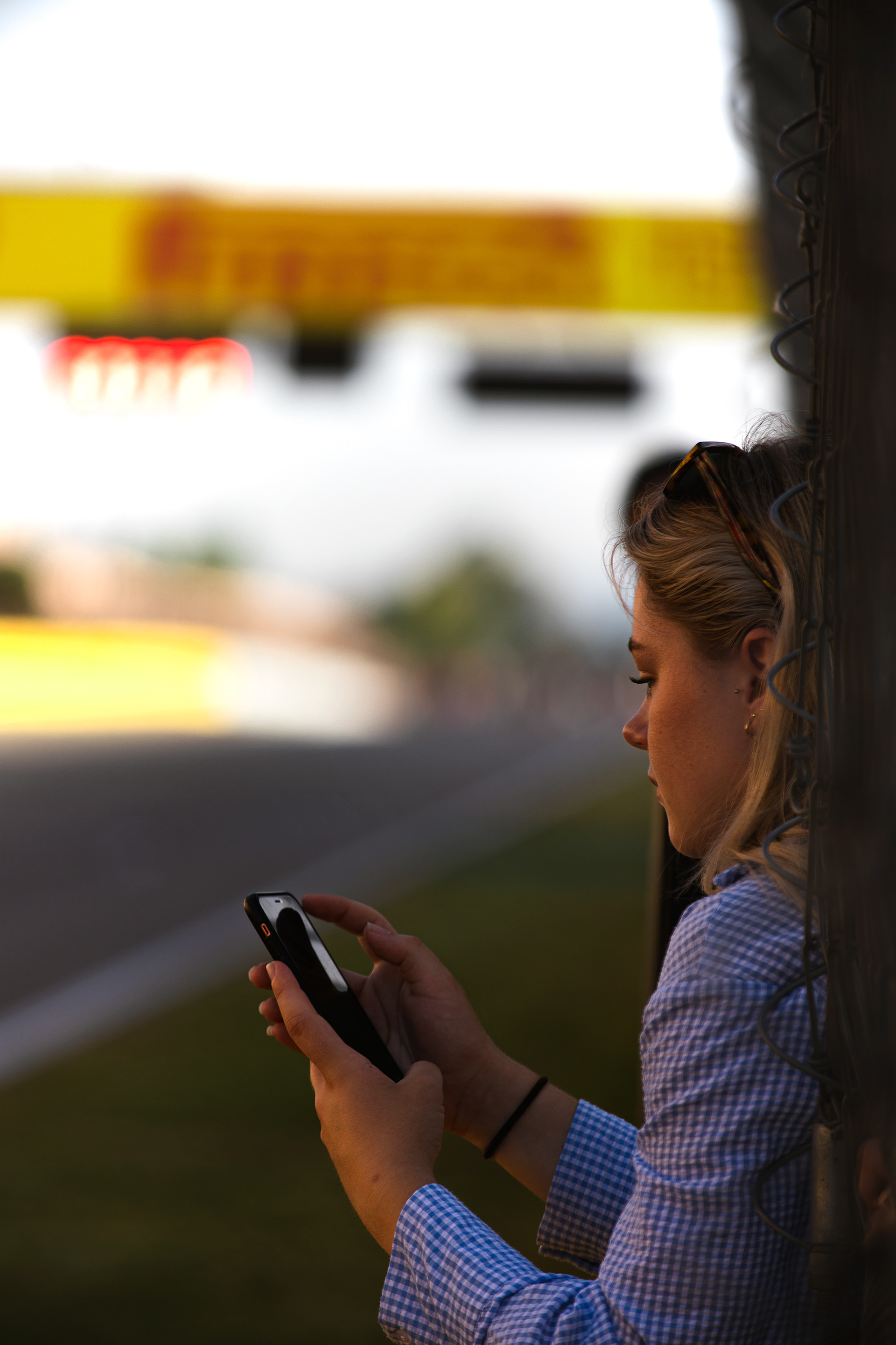 Fans at the Barcelona Grand Prix