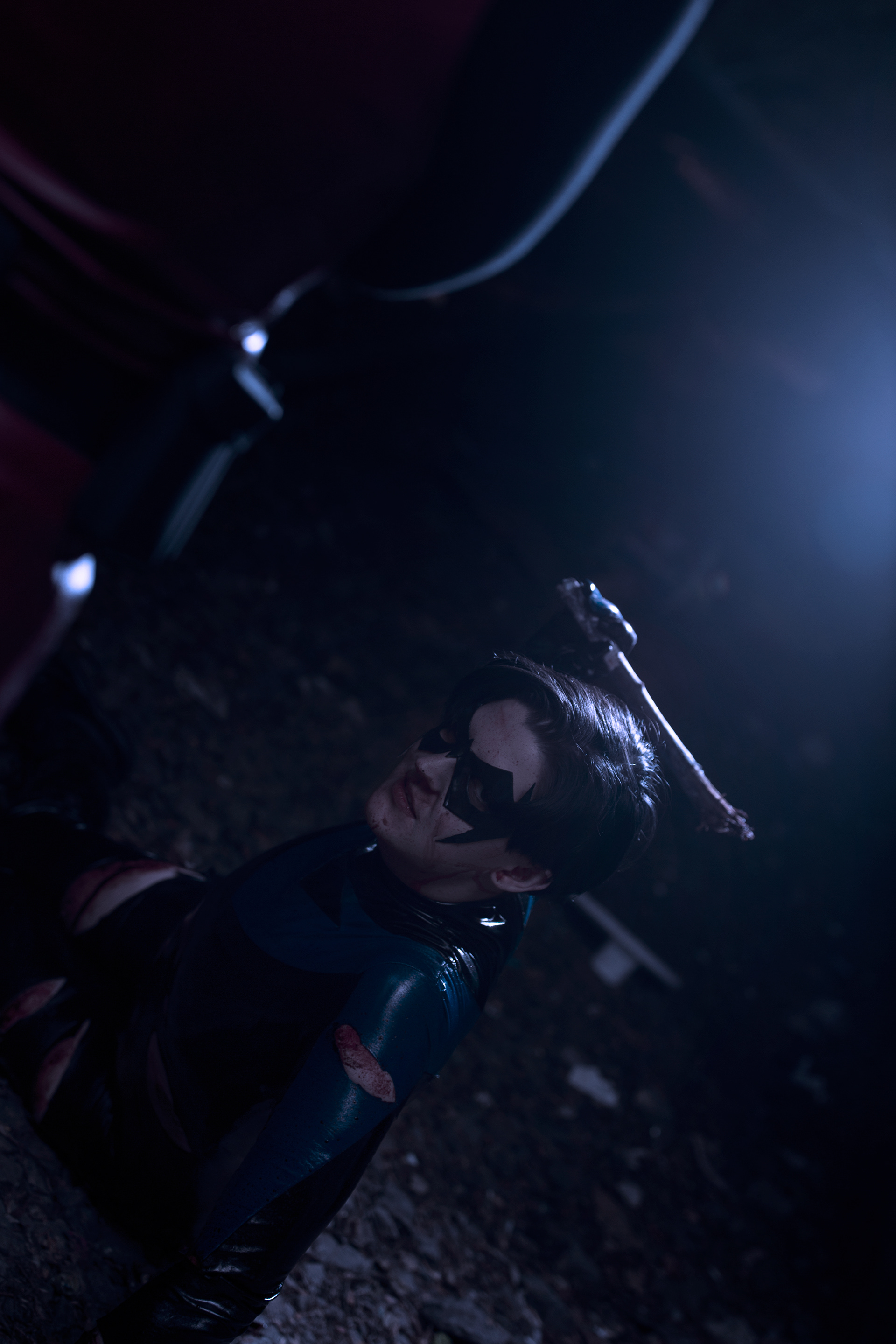 Nightwing greift an