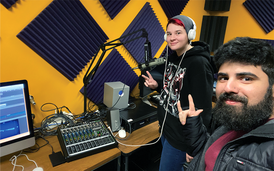 Recording In Studio