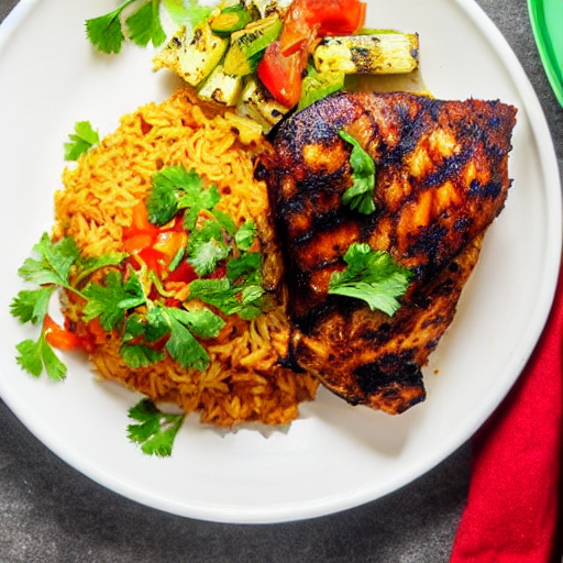Jollof Rice and Chicken