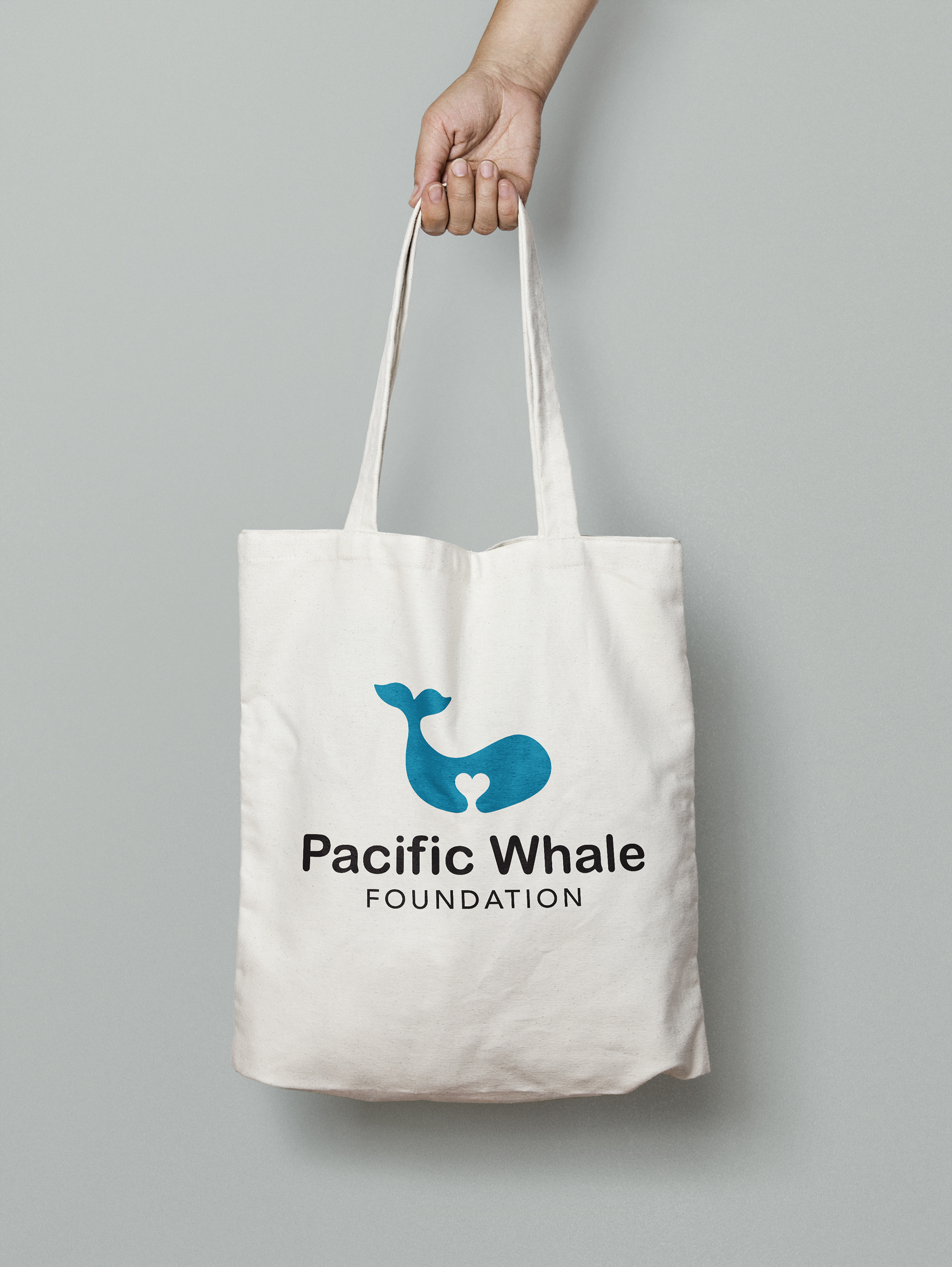 Reusable bag with logo