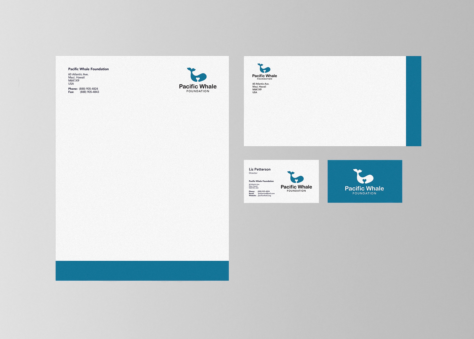 Letterhead, envelope & business cards