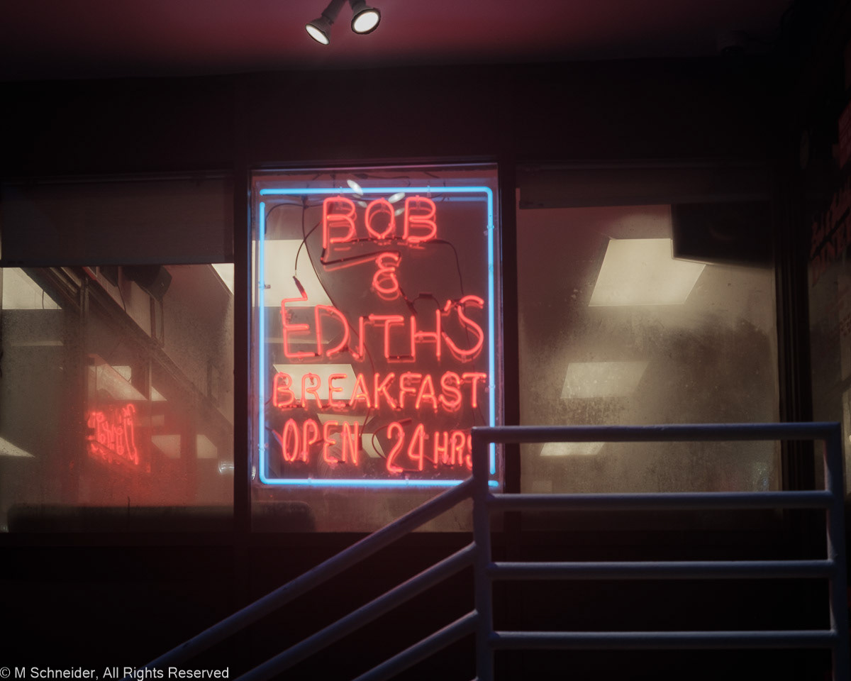 Open 24 hours, Always serving breakfast