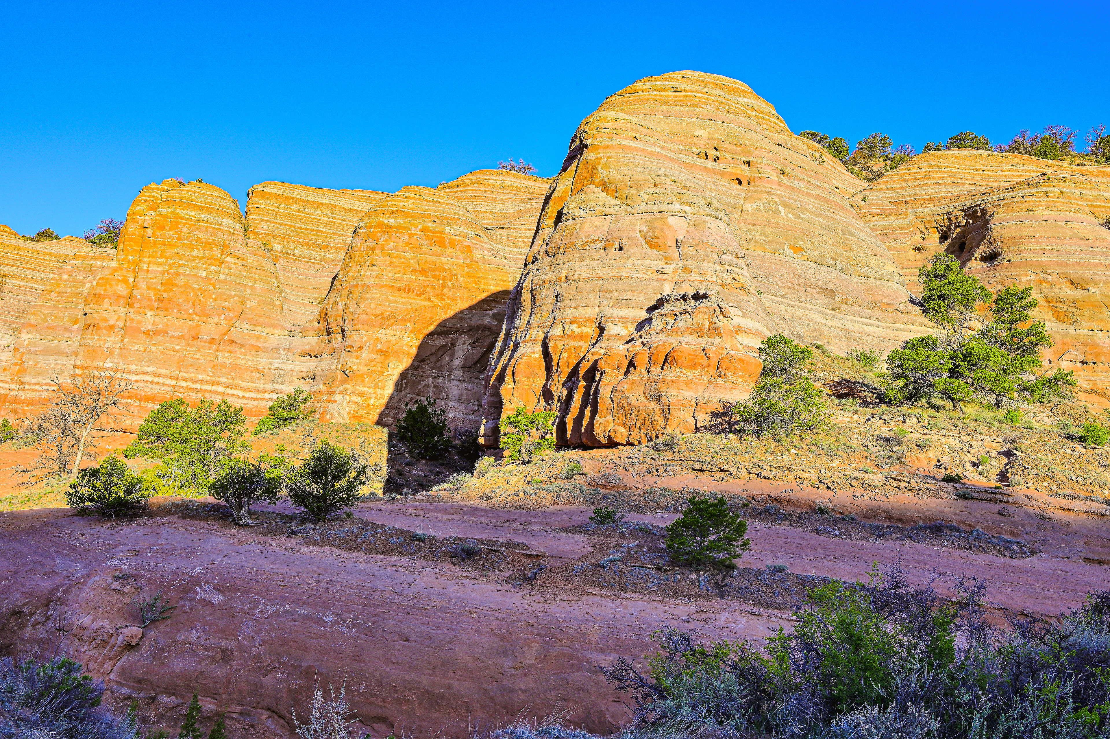 Striations, Red Rocks, New Mexico