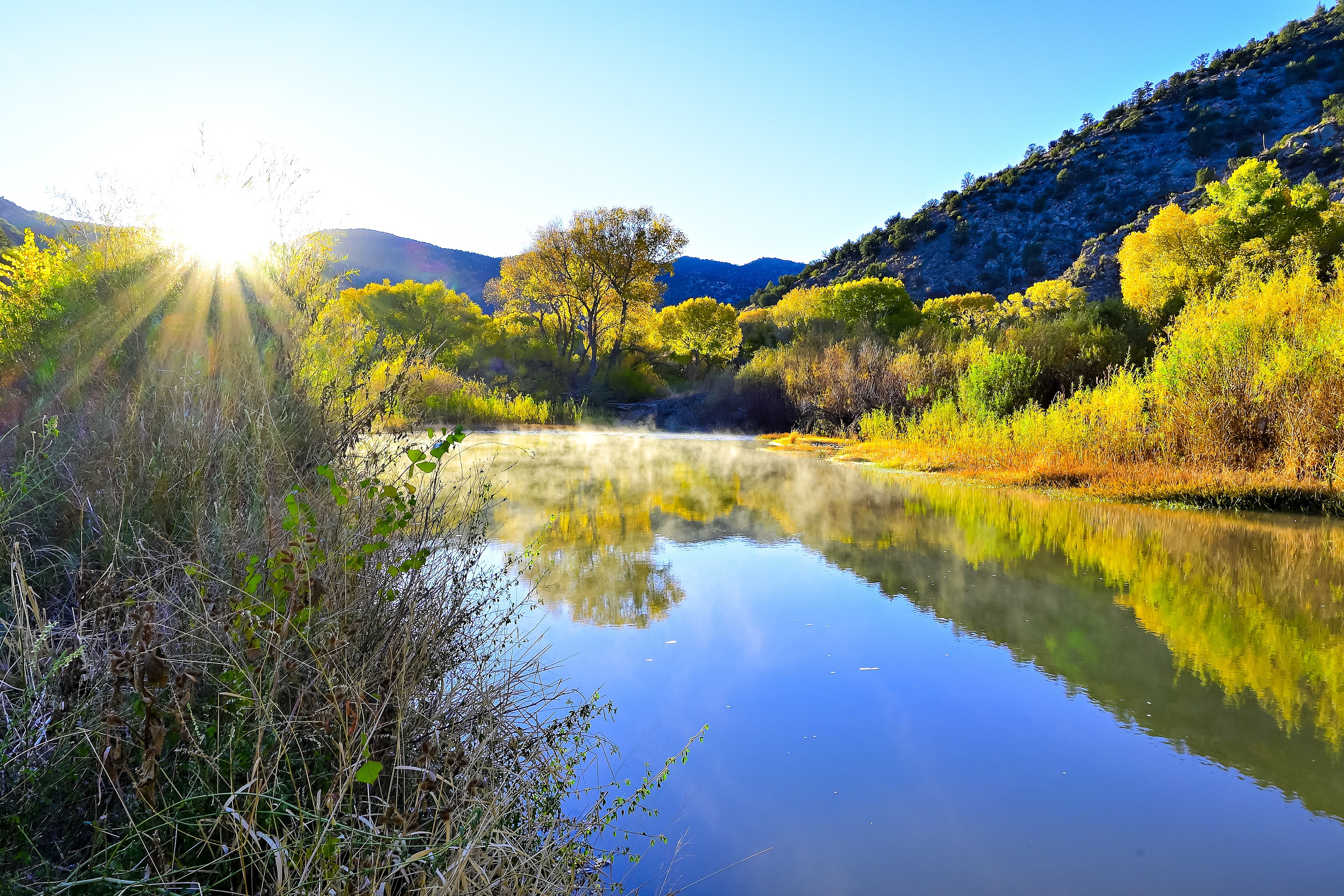 Morning, Gila River, Southwest New Mexico