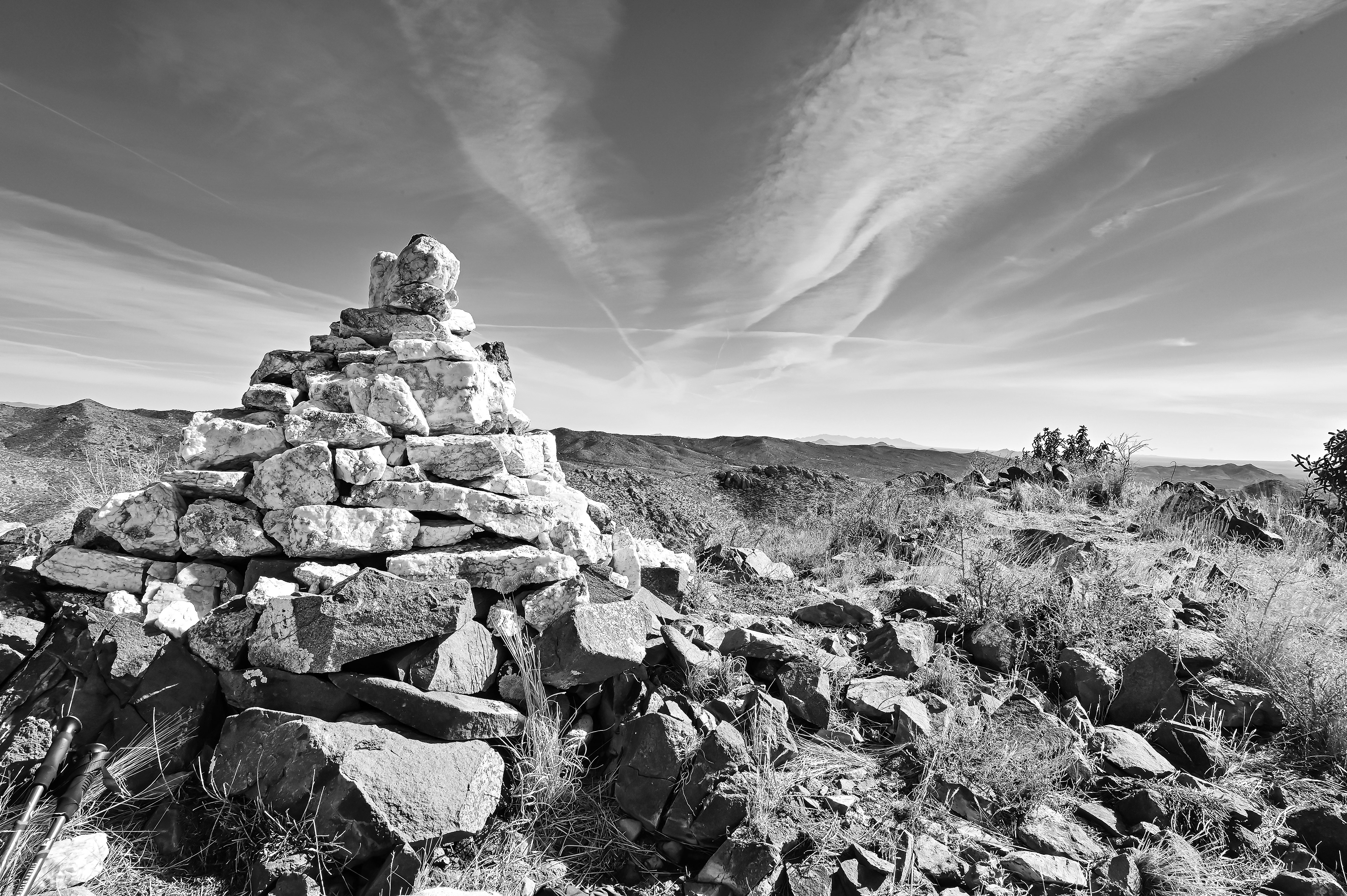 Summit Marker, Apache Mountain, Southwest New Mexico