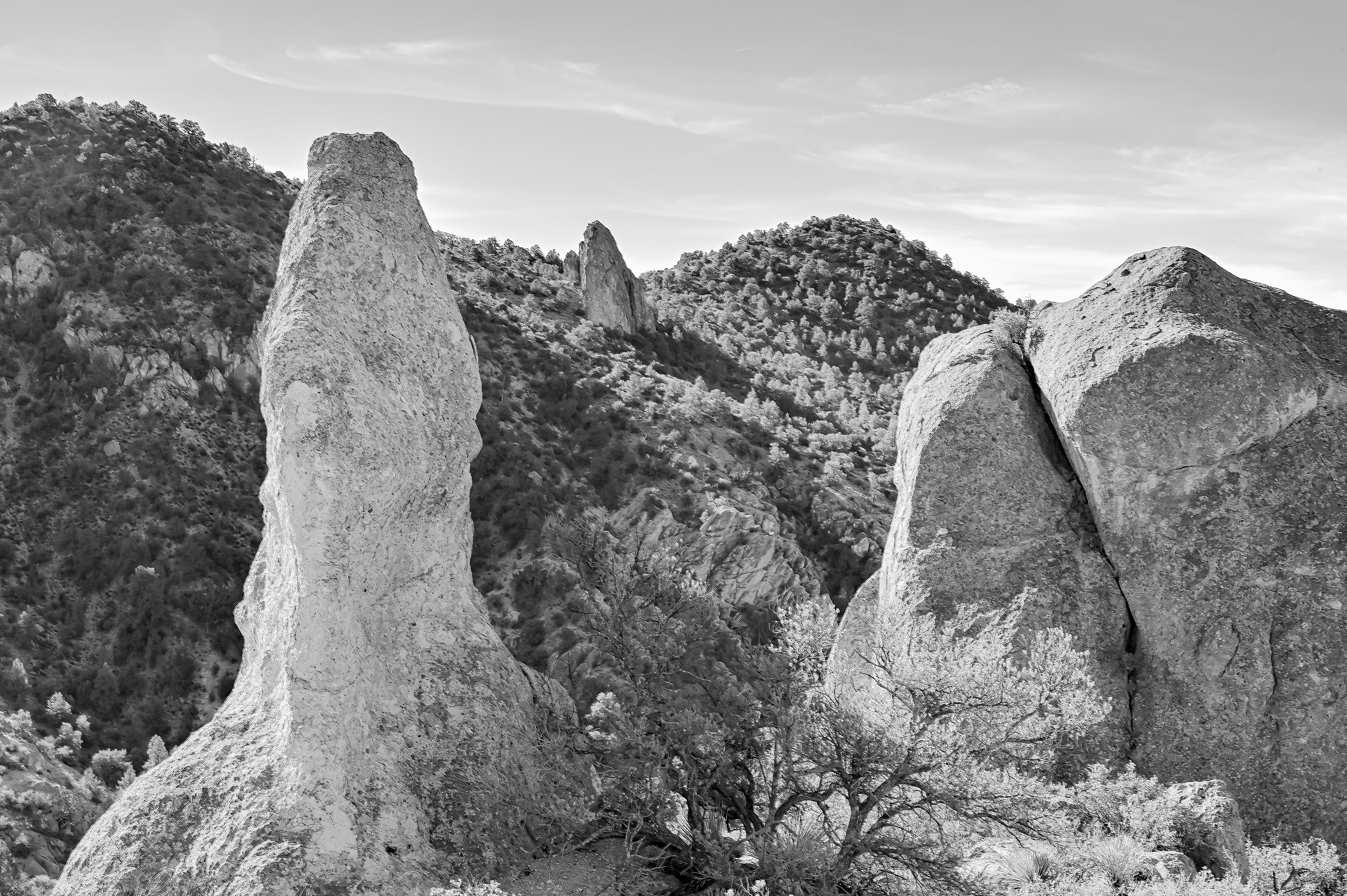 Stone Spires, Saddlerock Canyon, New Mexico