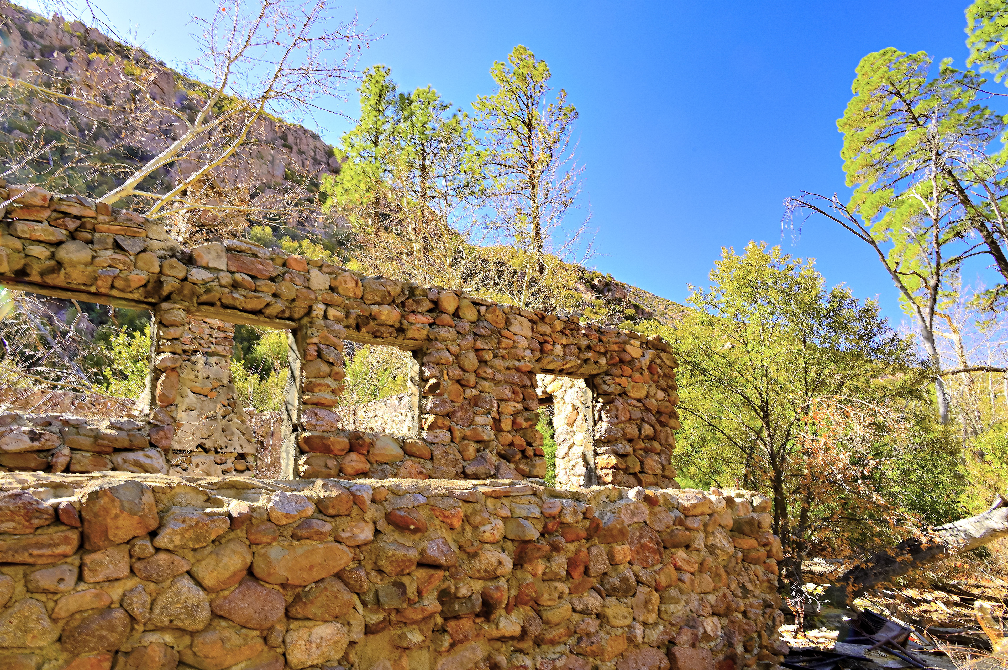 Burned House in Turkey Creek Canyon