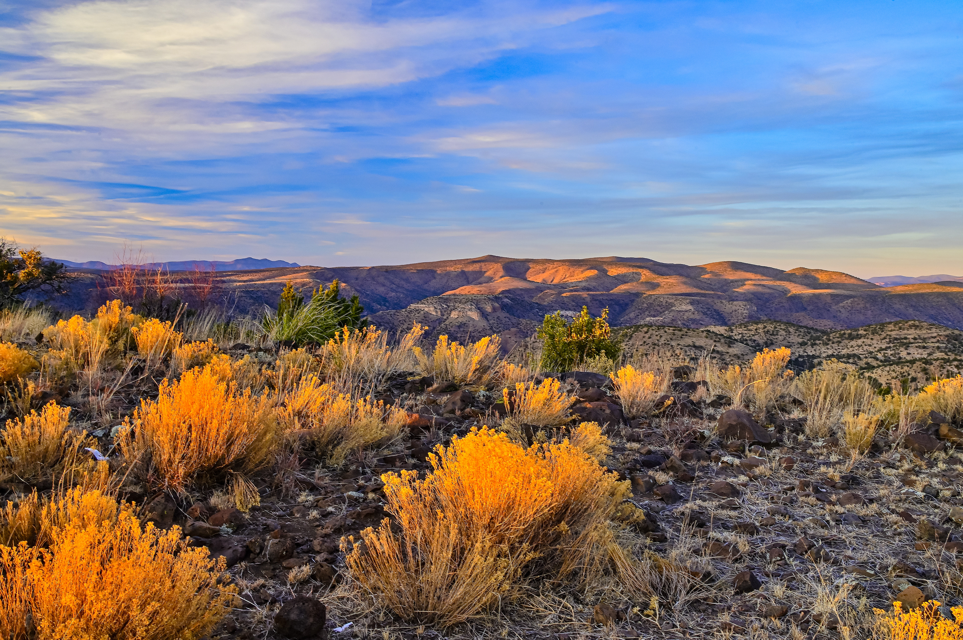 Evening Comes to Southwest New Mexico