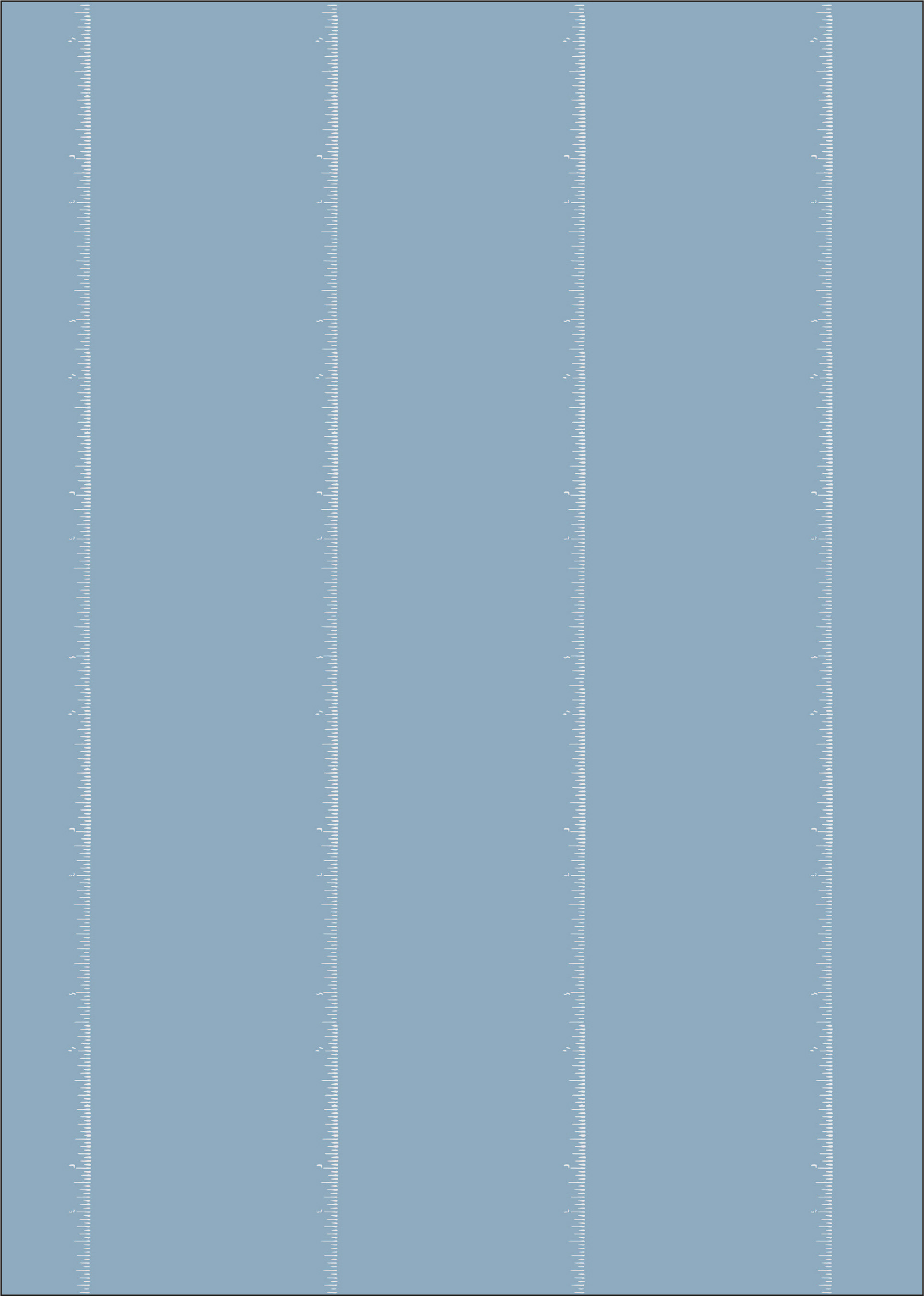 Measure Stripe, Blue