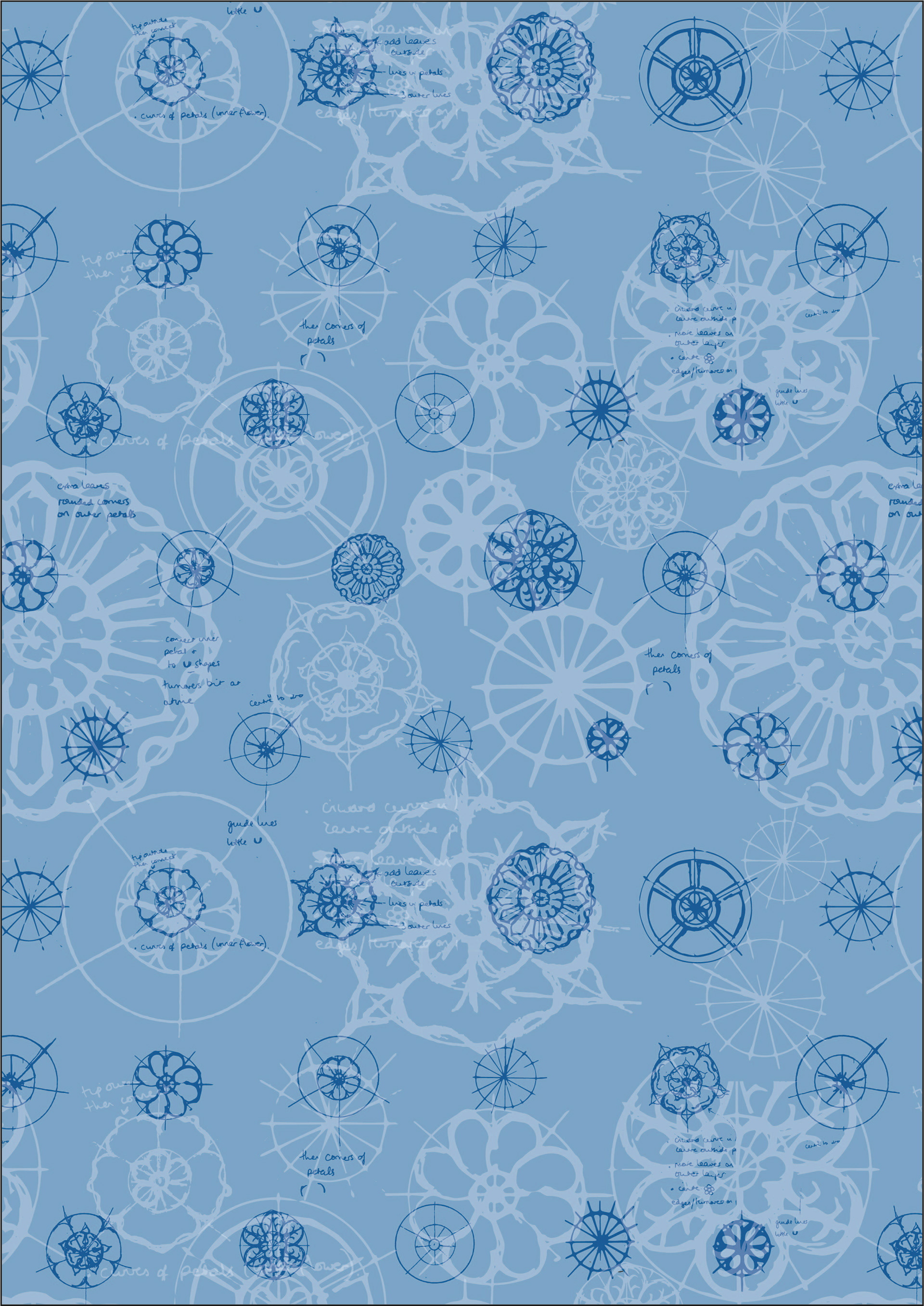 Drawing Lesson, Blue