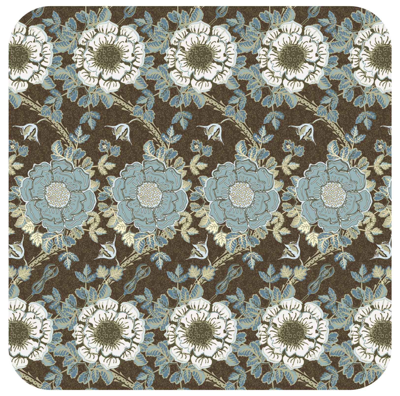 Rosette Serpentine - umber