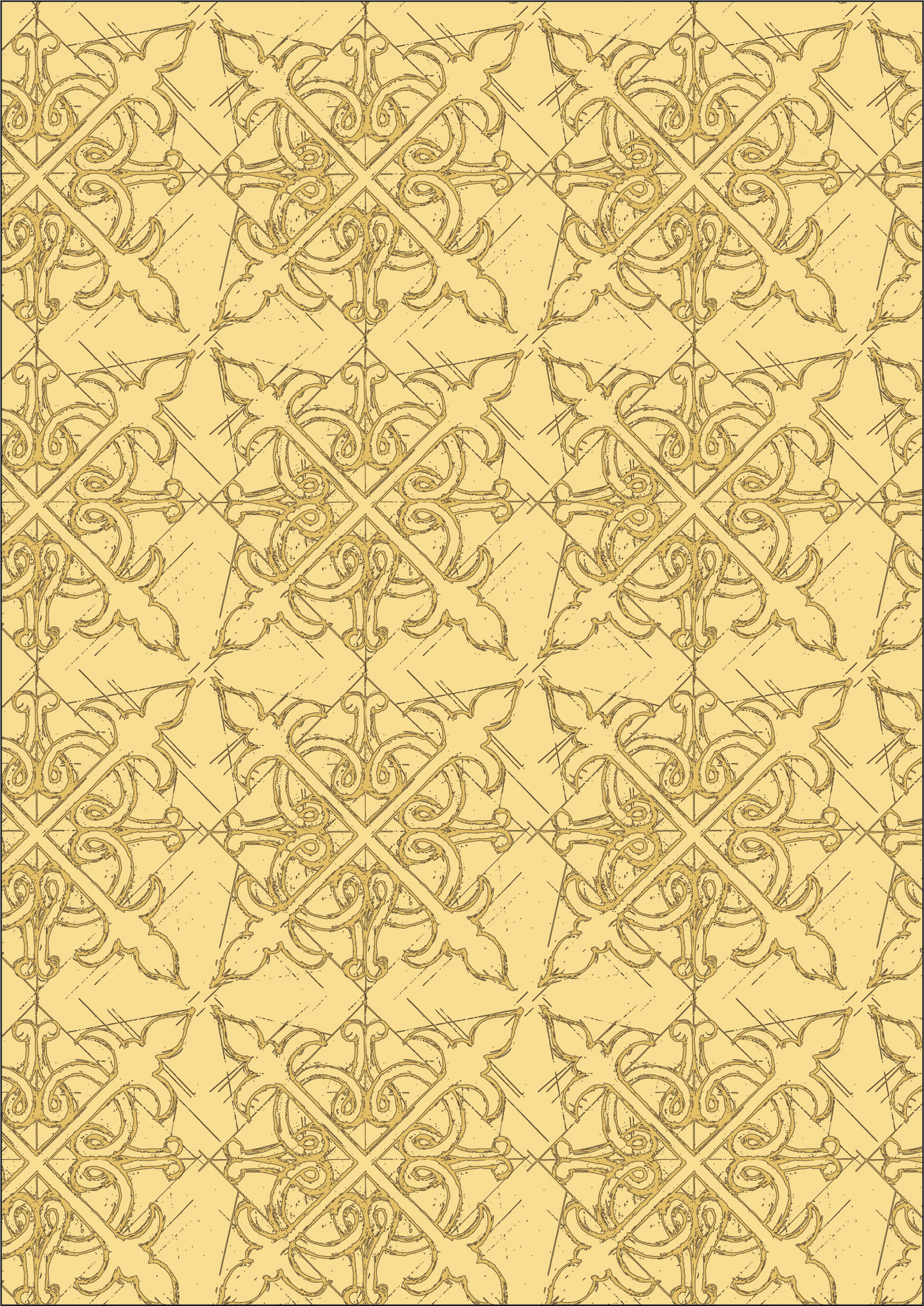 Ornamental Crosses, Yellow
