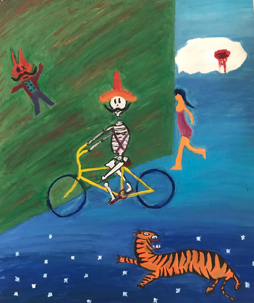 Que pasa? (Oil on Canvas)
