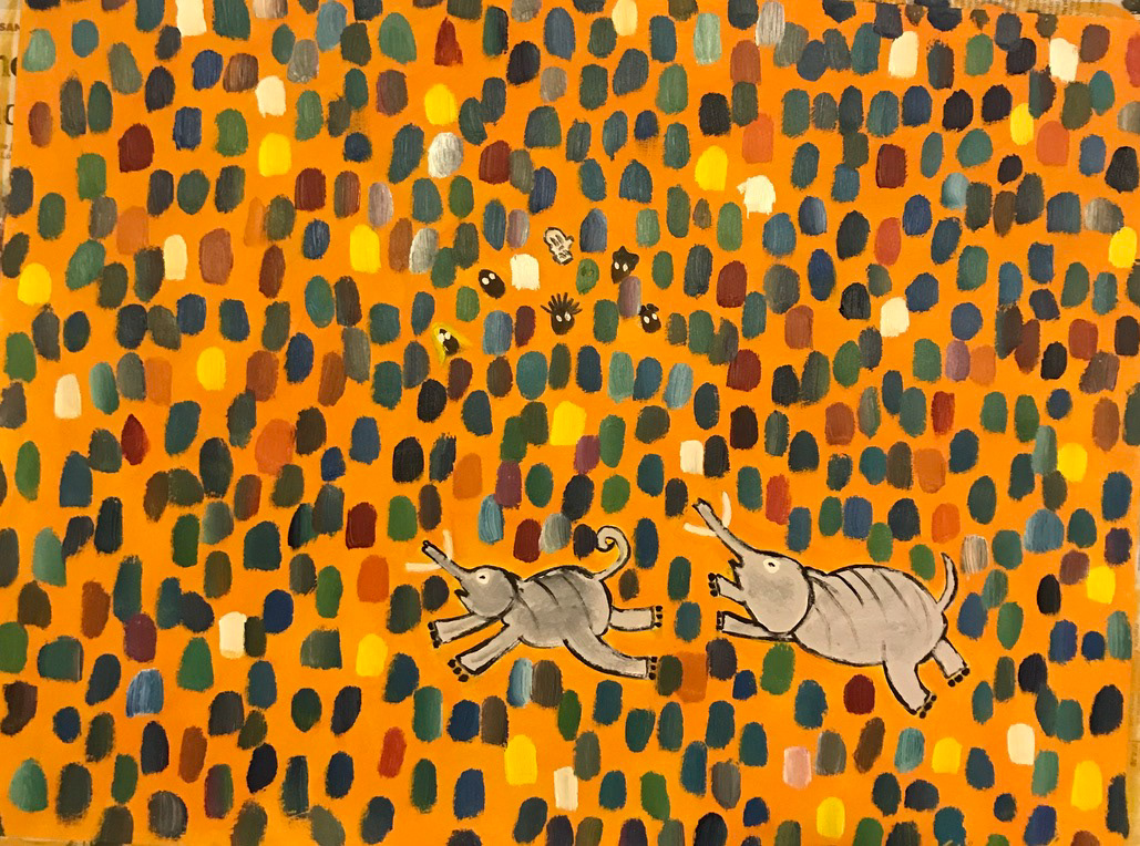 The Unexpected Drop, 2018 (Oil on Canvas)