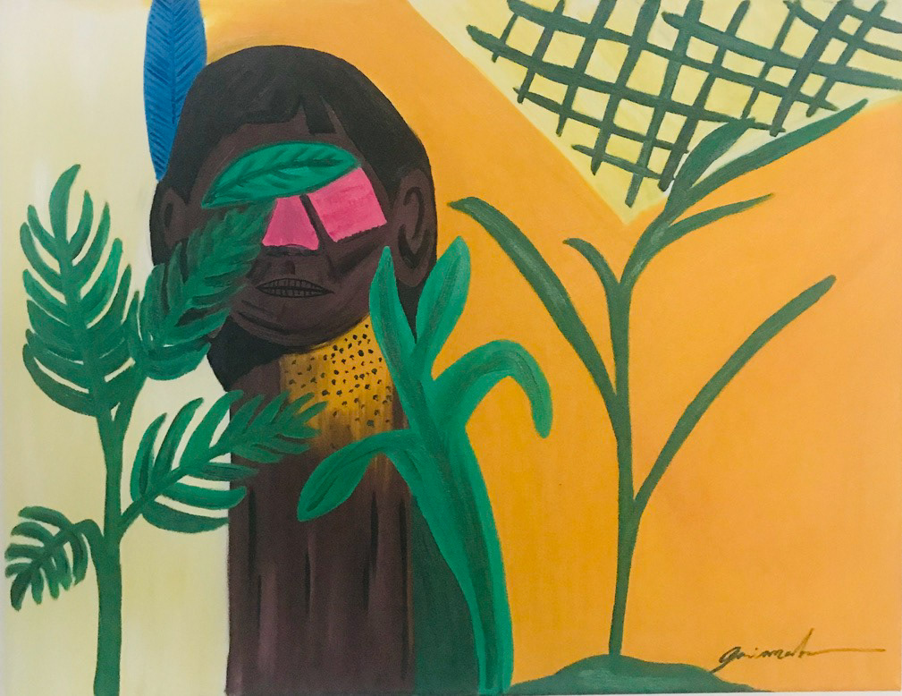 Indio Camuflado (Oil on Canvas)