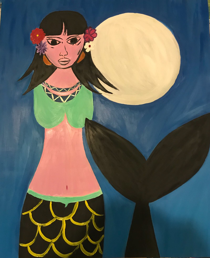 Sereia|Tribute to Spetto (Oil on Paper)