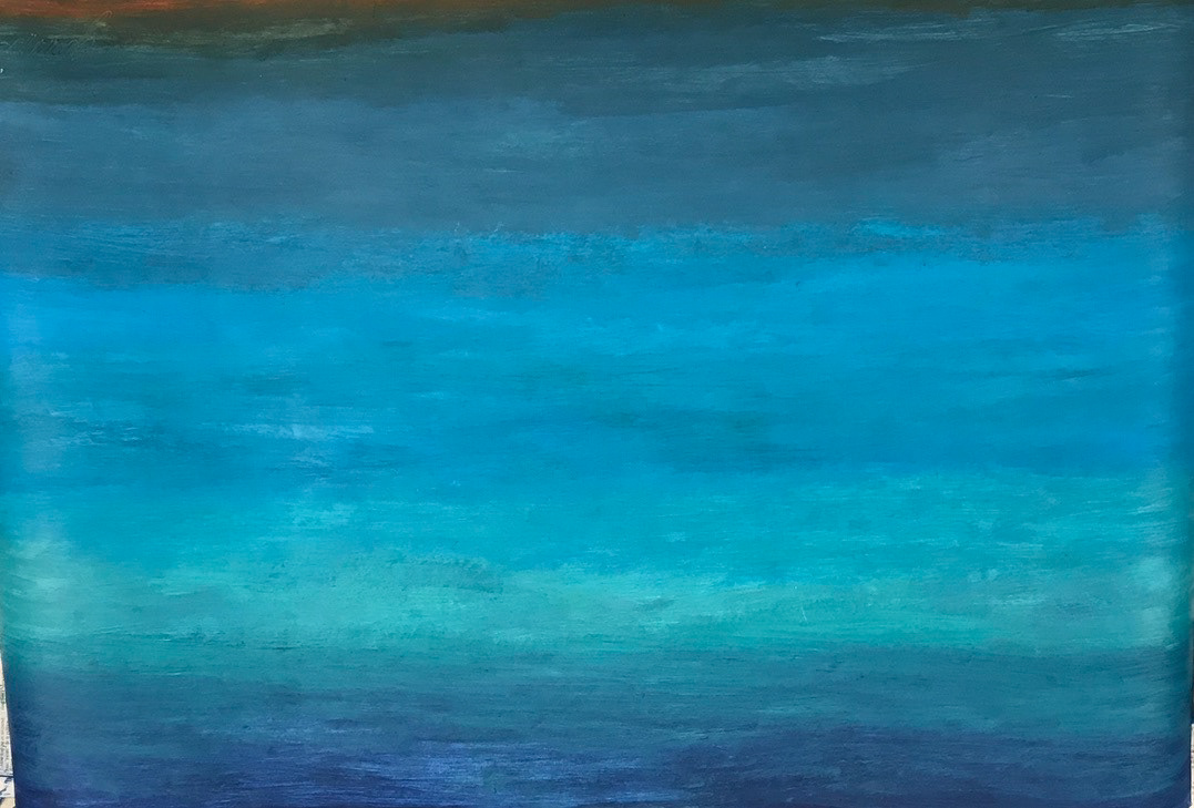 Blue (Oil on Canvas)