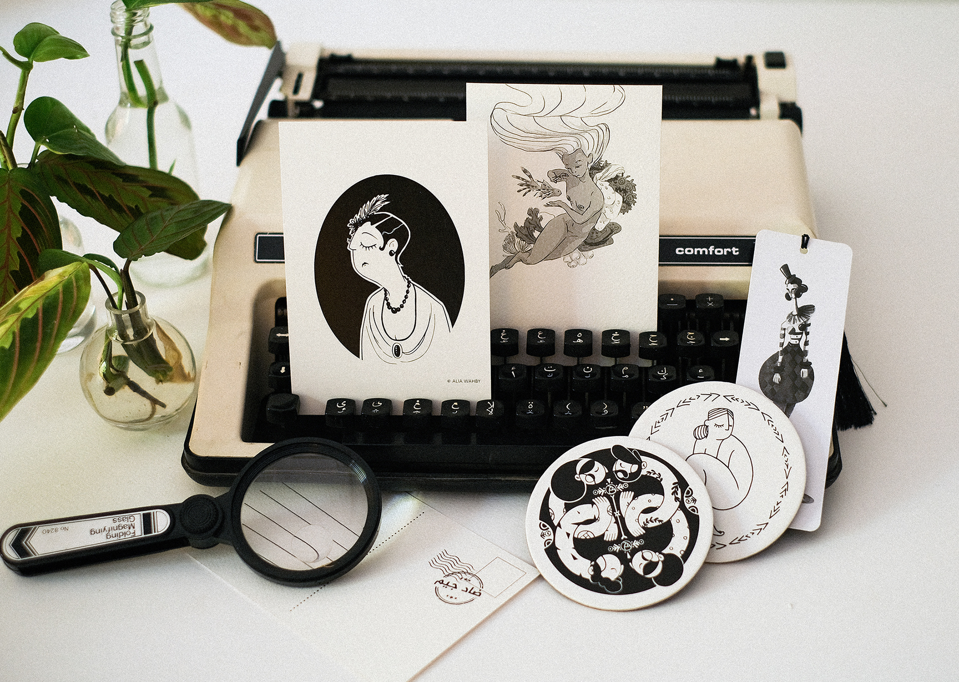 Illustrations designed by Daad Geem's Alia Wahby, Salma Hafez and Aya Marzouk