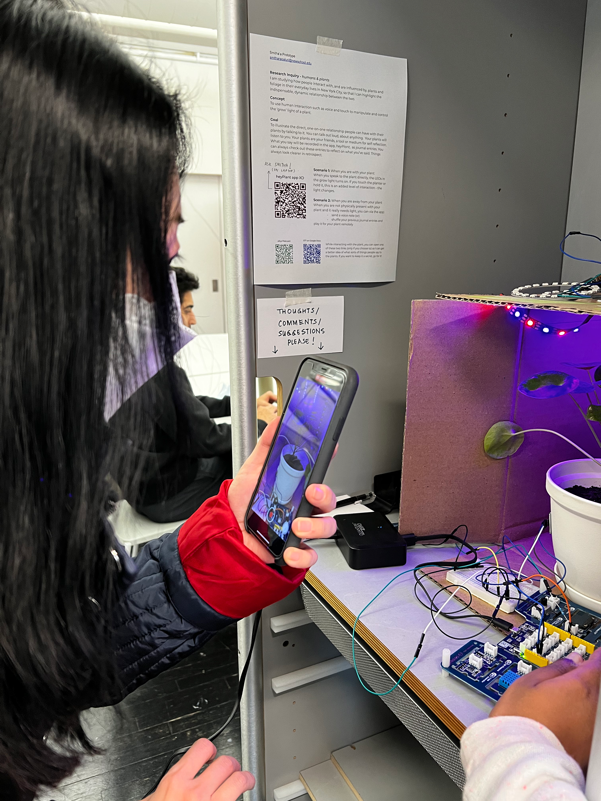 Images from User Test Session 2