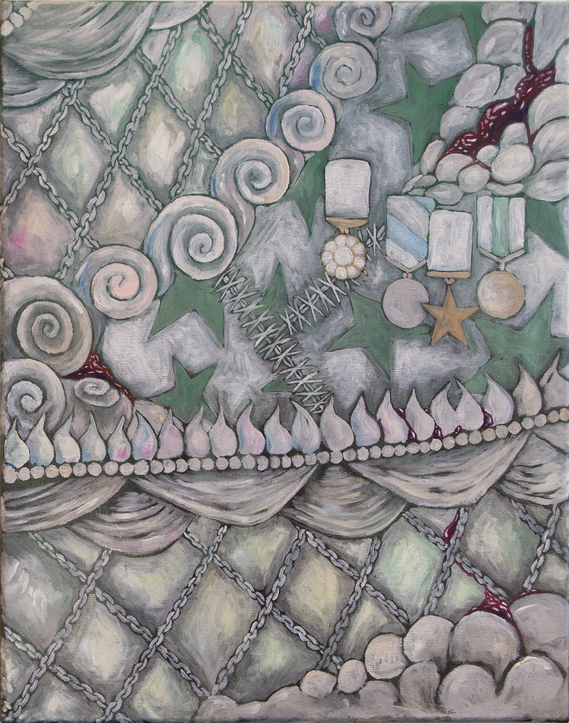 "Merengue 8", óleo sobre tela, 40x50, 2026