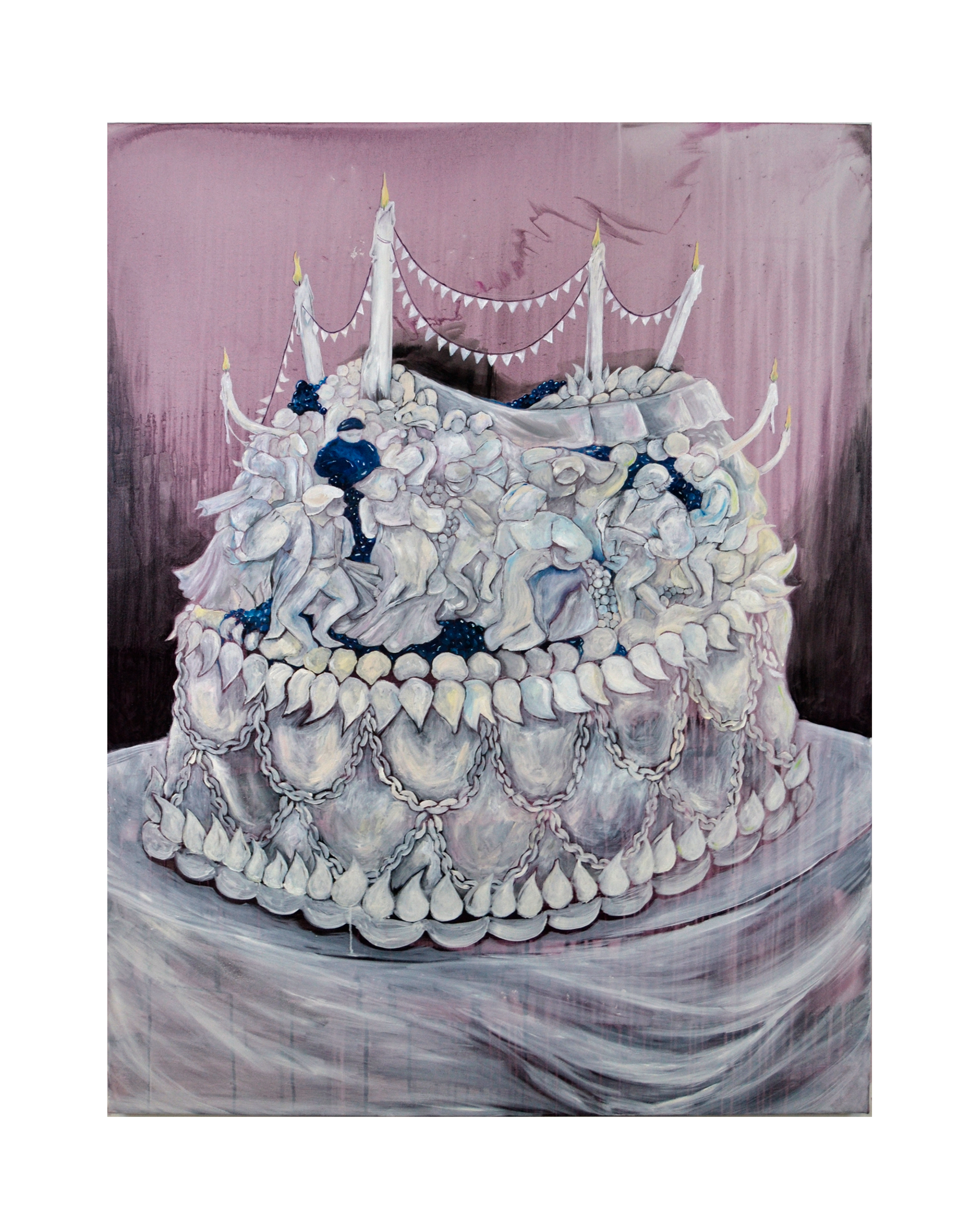 "Torta #20" Óleo sobre tela, 90x120, 2025