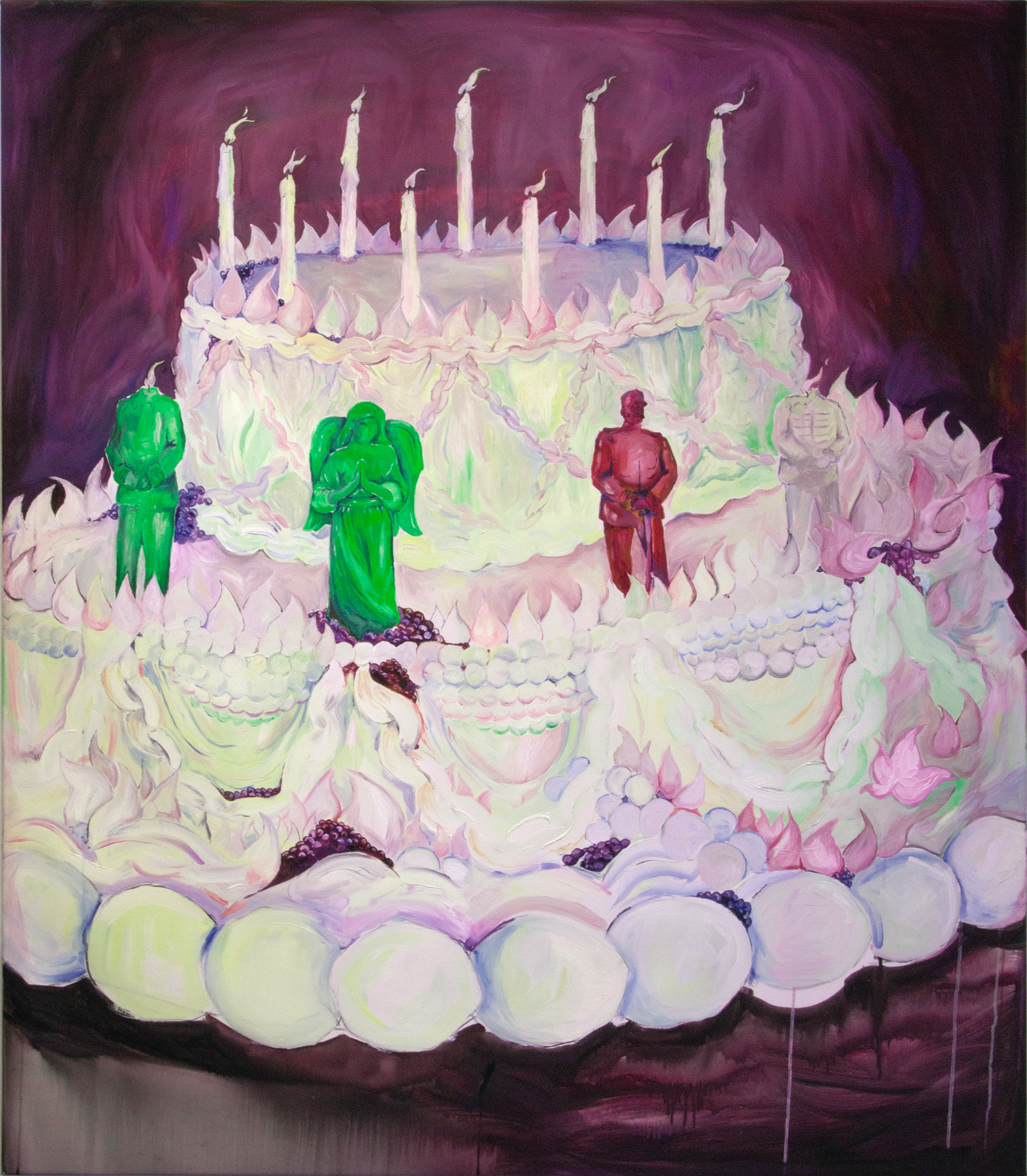 "Torta #17" Óleo sobre tela, 120x140, 2025