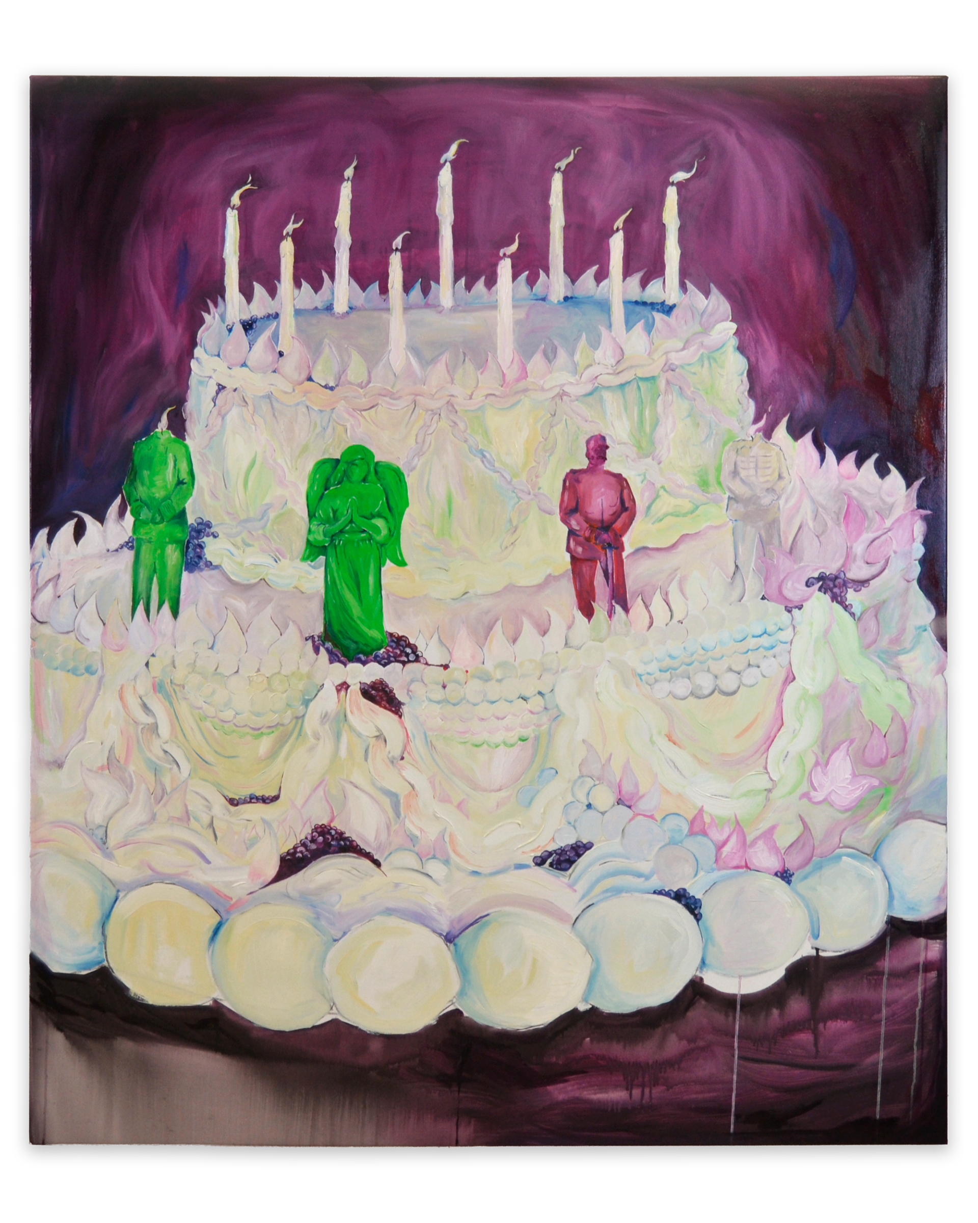 "Torta #17" Óleo sobre tela, 120x140, 2025