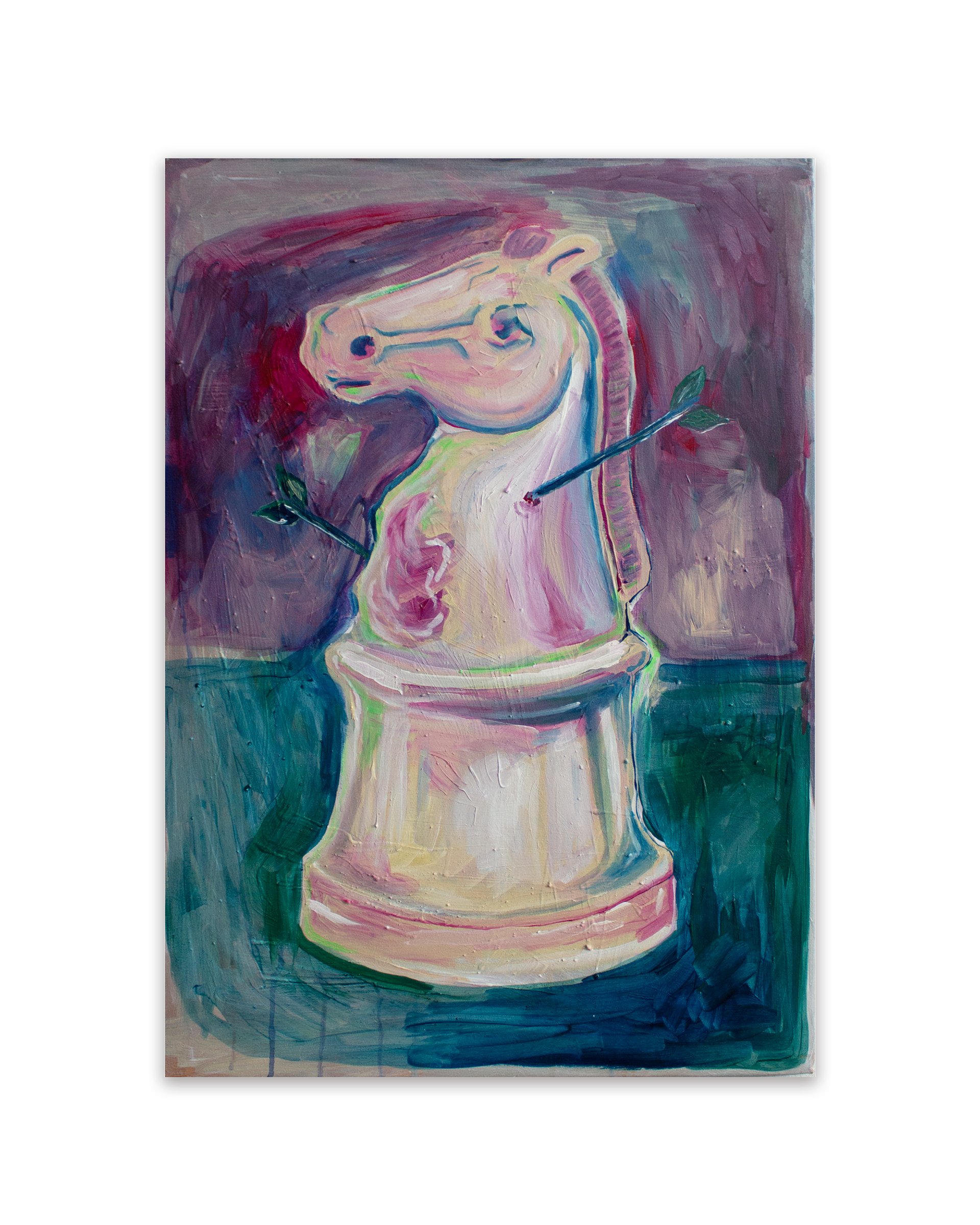 "Cavalo III" Acrílica sobre tela, 50x70, 2024
