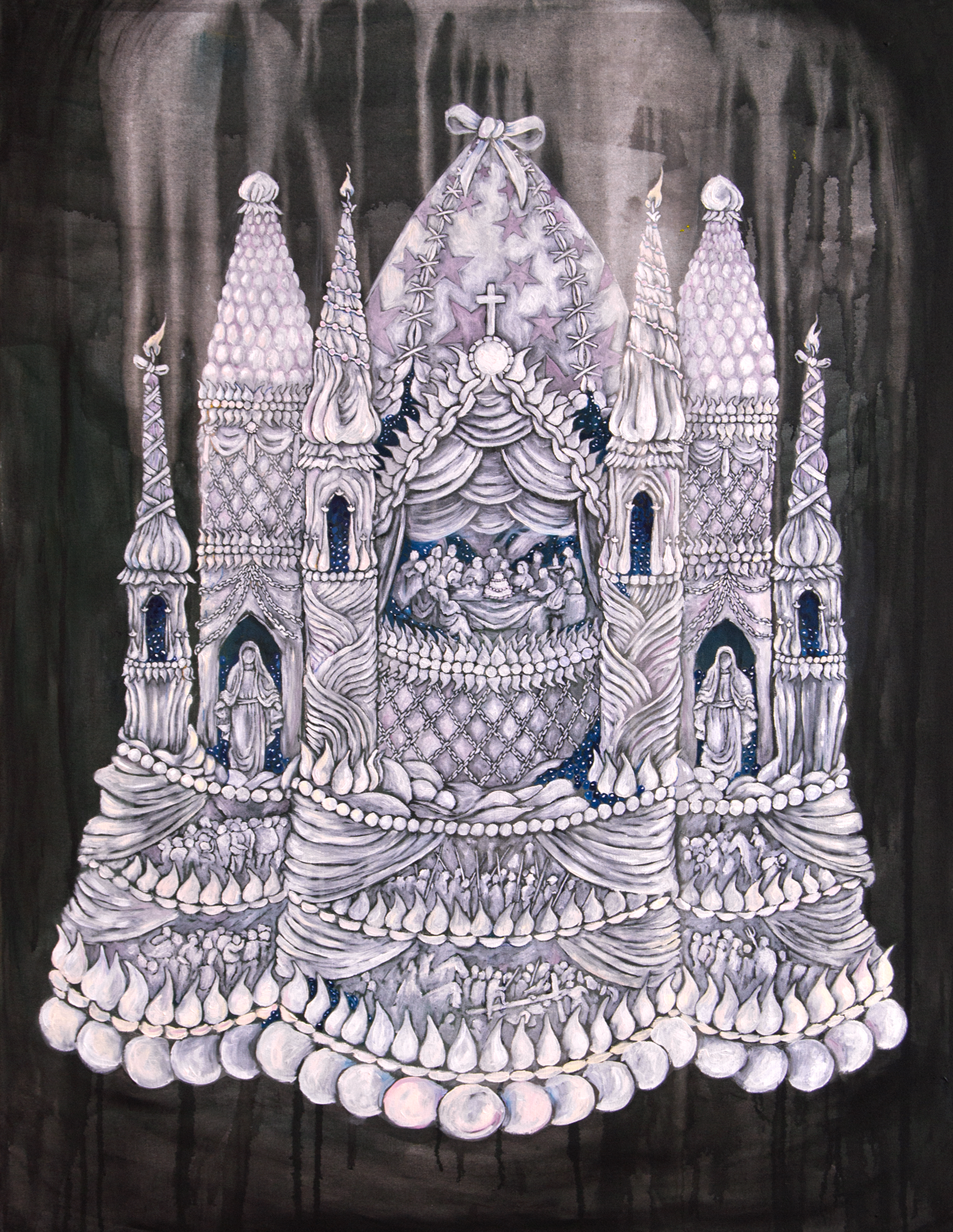 Catedral, óleo sobre tela, 90 x 120, 2026