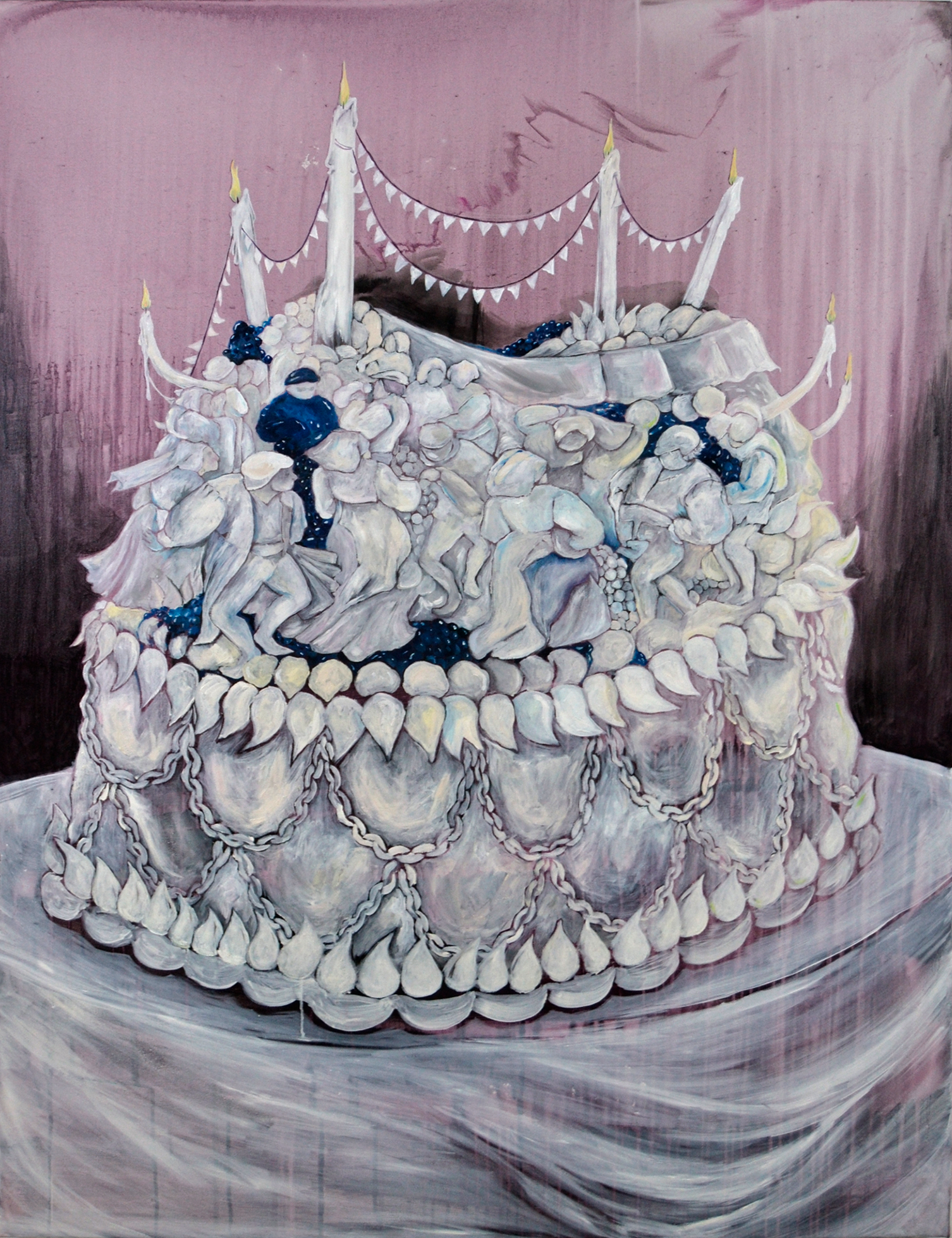 "Torta #16", Óleo sobre tela, 90x120, 2026