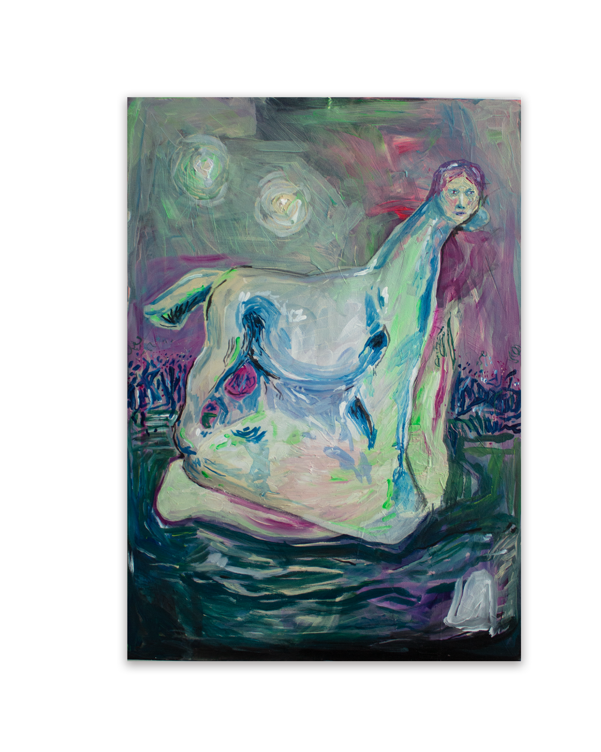 "Sem título" Acrílica sobre tela, 50x70, 2024