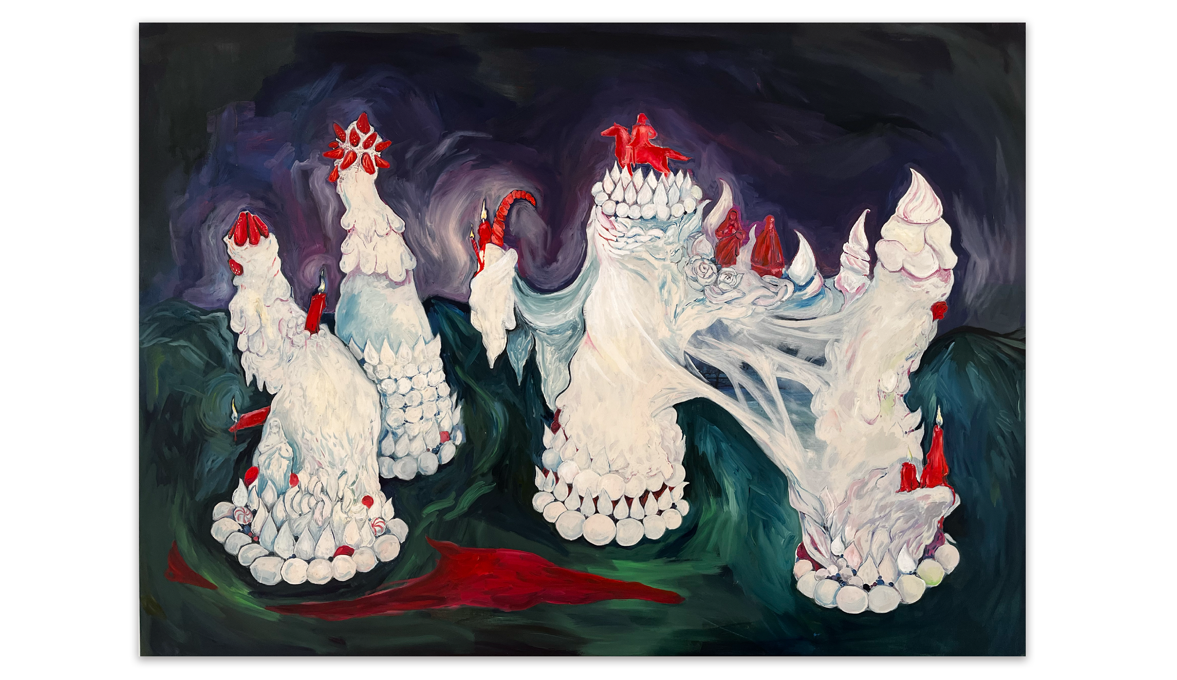 "Torta #10" Óleo sobre tela, 100x140, 2025