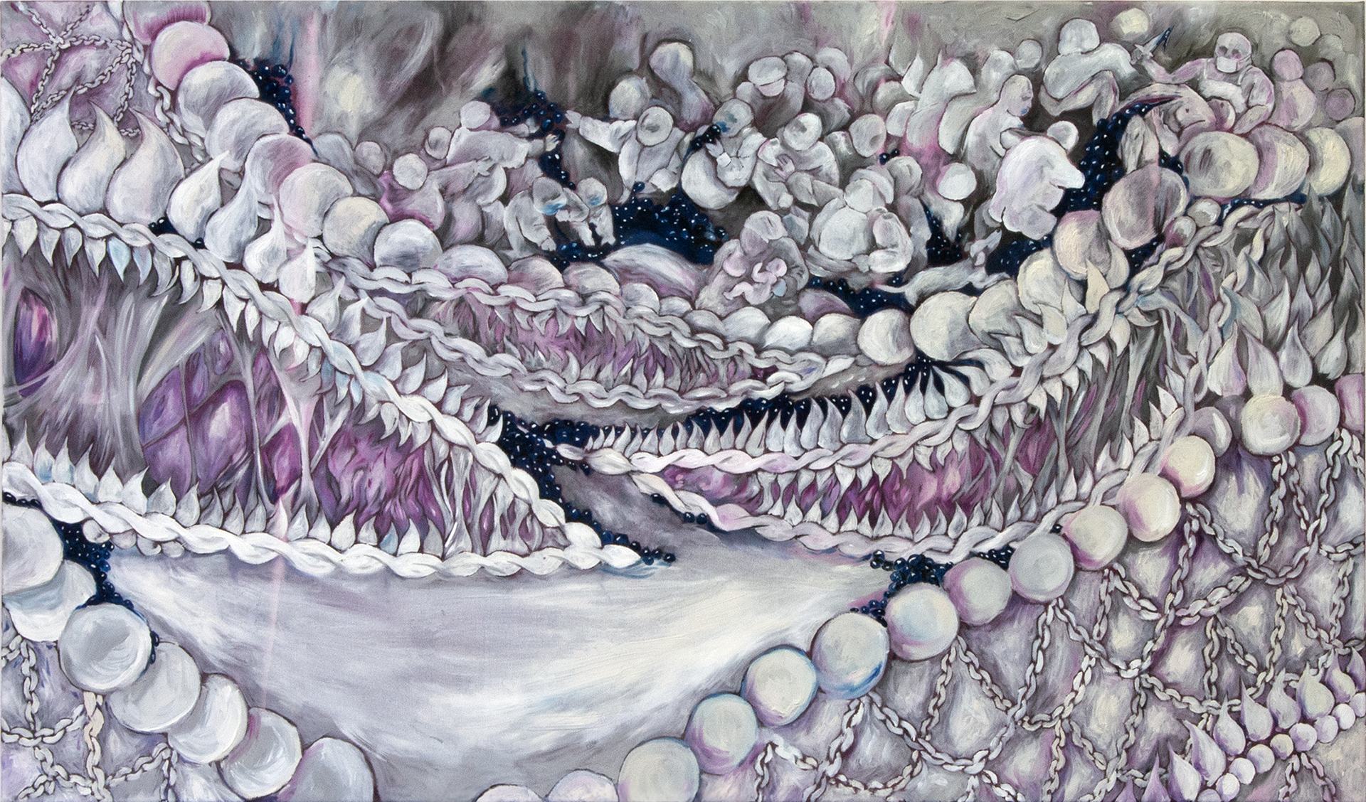 "Merengue #6", Óleo sobre tela, 120x70, 2026