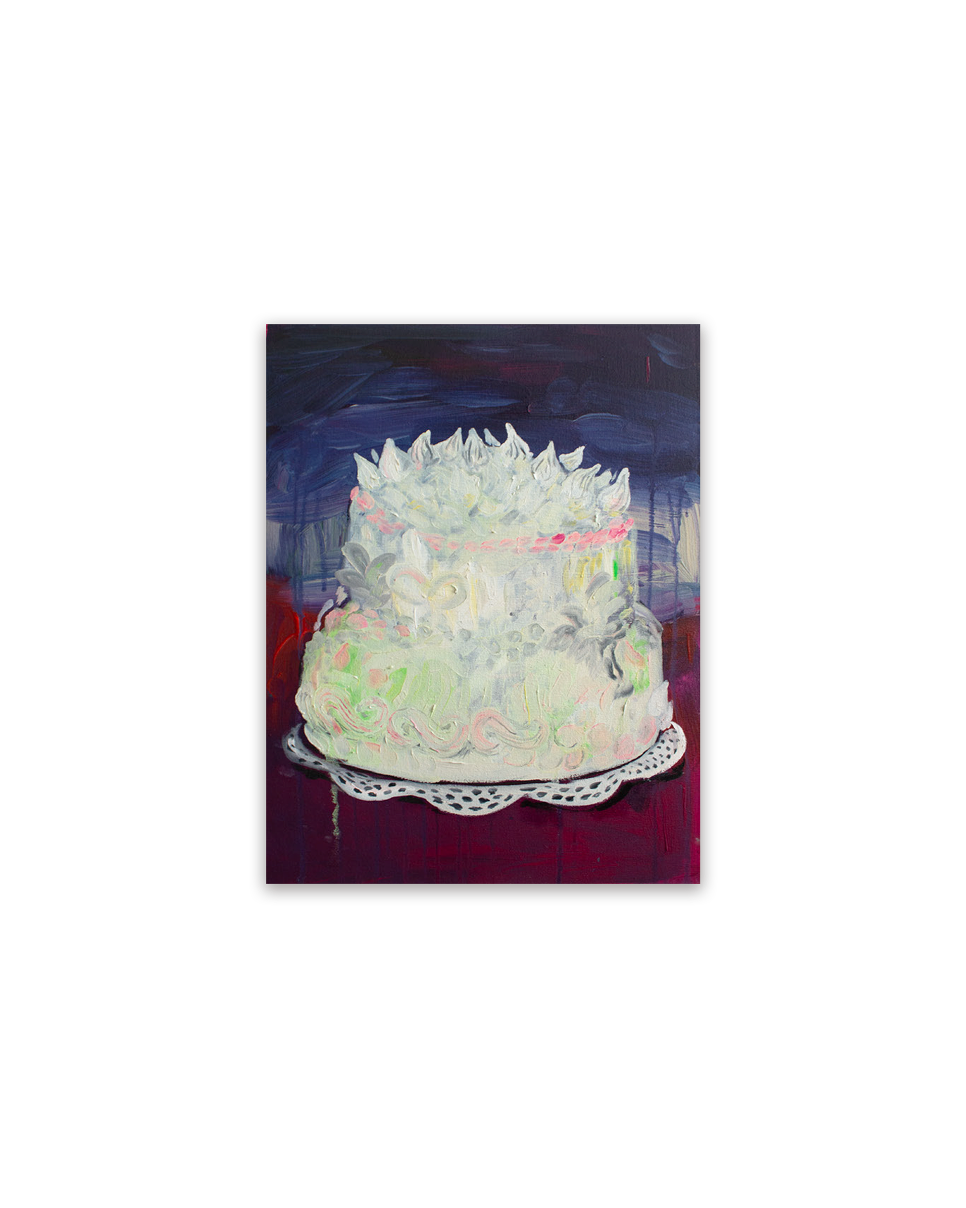 "Torta #1" Óleo sobre tela, 30x40, 2024