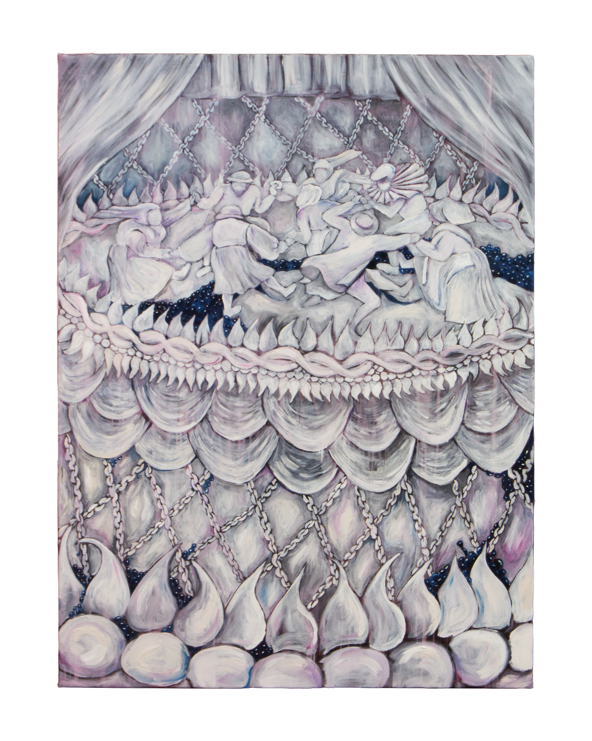 "Torta #22" Óleo sobre tela, 90x120, 2025